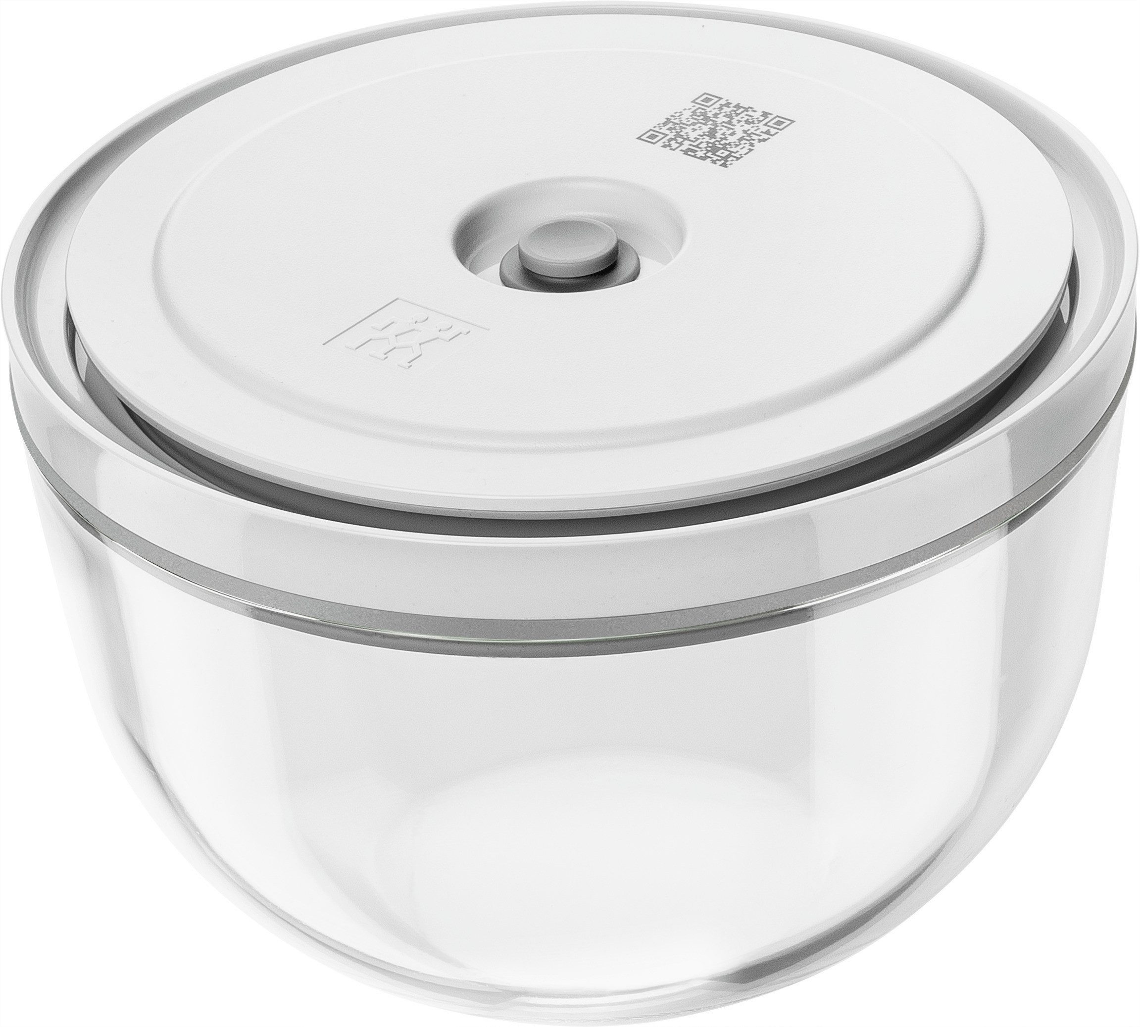 Zwilling Aufbewahrungsschüssel Fresh & Save BOWLS, Glas, (2-tlg., Schüssel inkl. Deckel), Vakuumschüssel M / 18 cm, Glas