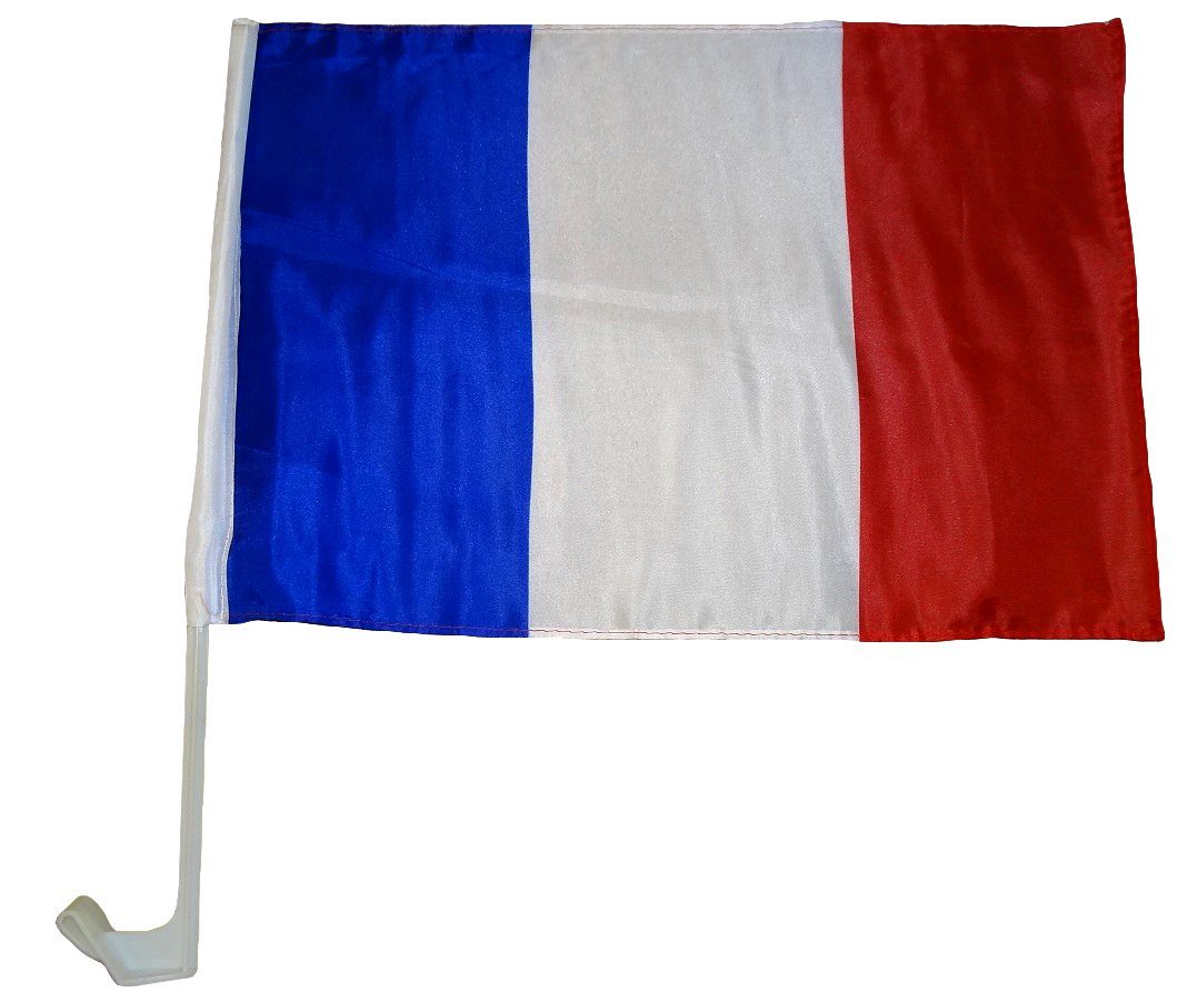trends4cents Flagge Autoflagge 30 x 40 cm Auto Flagge Fahne Autofahne Fensterflagge (Frankreich), Autofahne