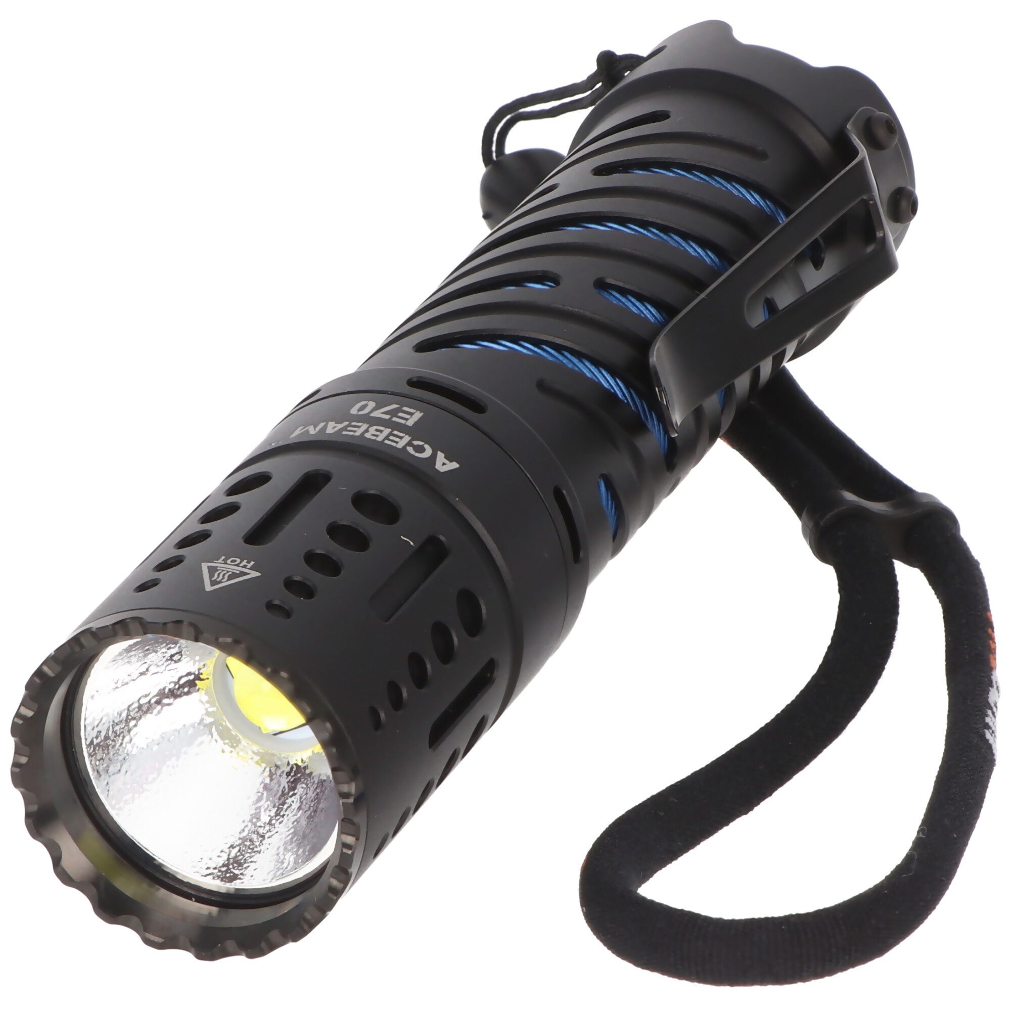 Acebeam LED Taschenlampe AceBeam E70 LED-Taschenlampe mit 4600 Lumen, E70-AL, kaltweiße LED mi