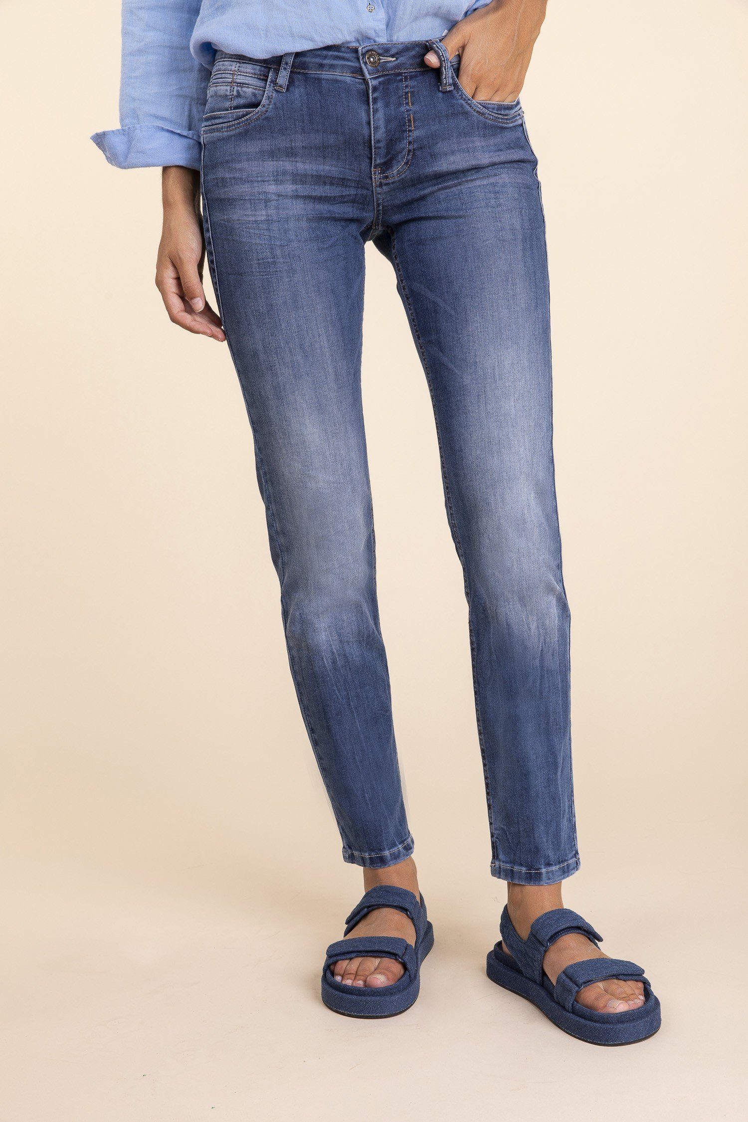 Stretch-Jeans BLUE stone FIRE 1001.242 FIRE BLUE used NANCY