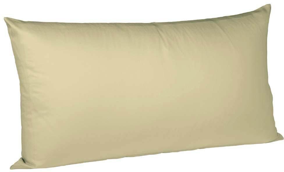 fleuresse Kissenbezug Colours Mako Satin, 100% Baumwolle, mit Reißverschluss, (2 Stück), Mako Satin, glänzend, glatt, Premium Qualität