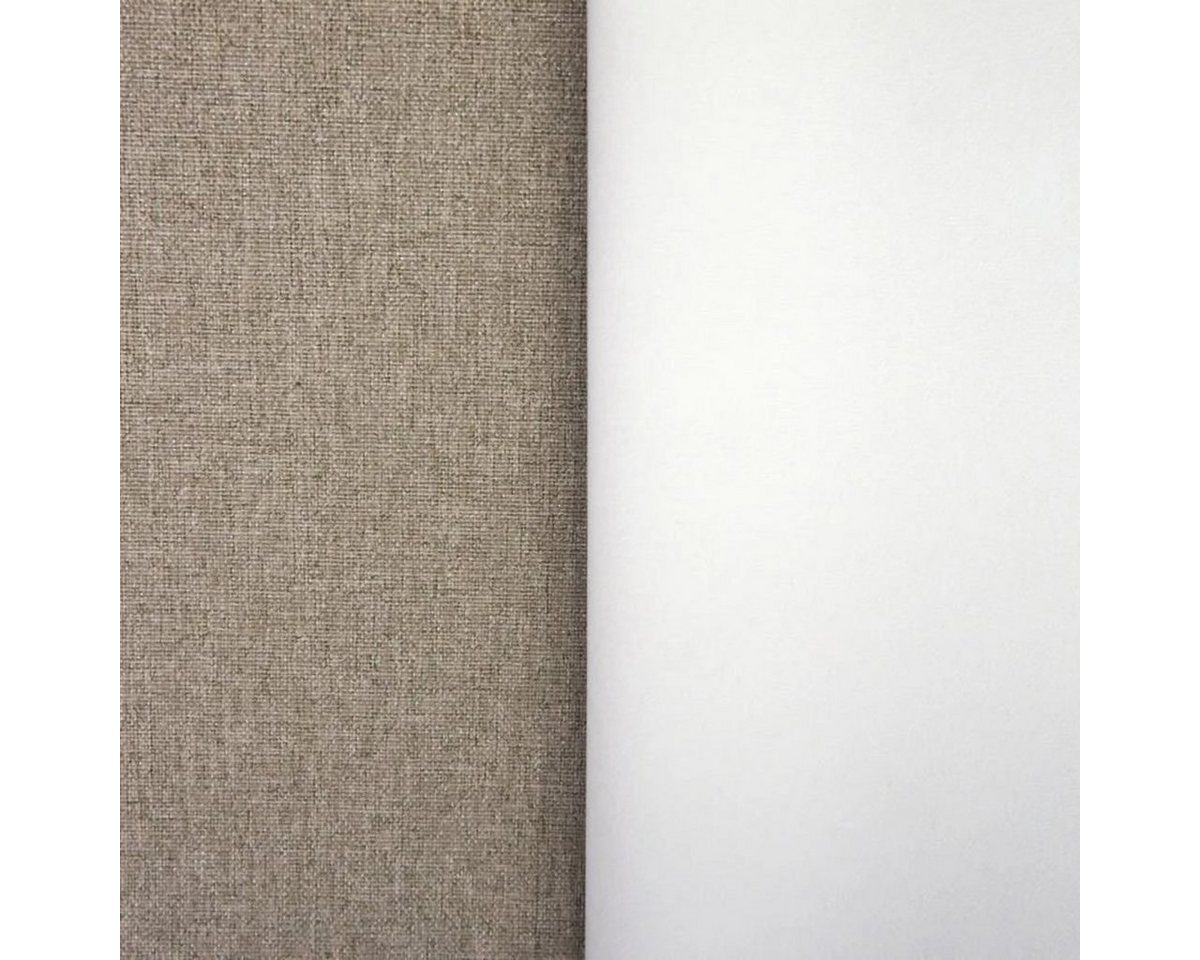 Thumbnail - Stofferia Stoff Verdunklungsstoff Madrid Taupe, Breite 145 cm, Meterware