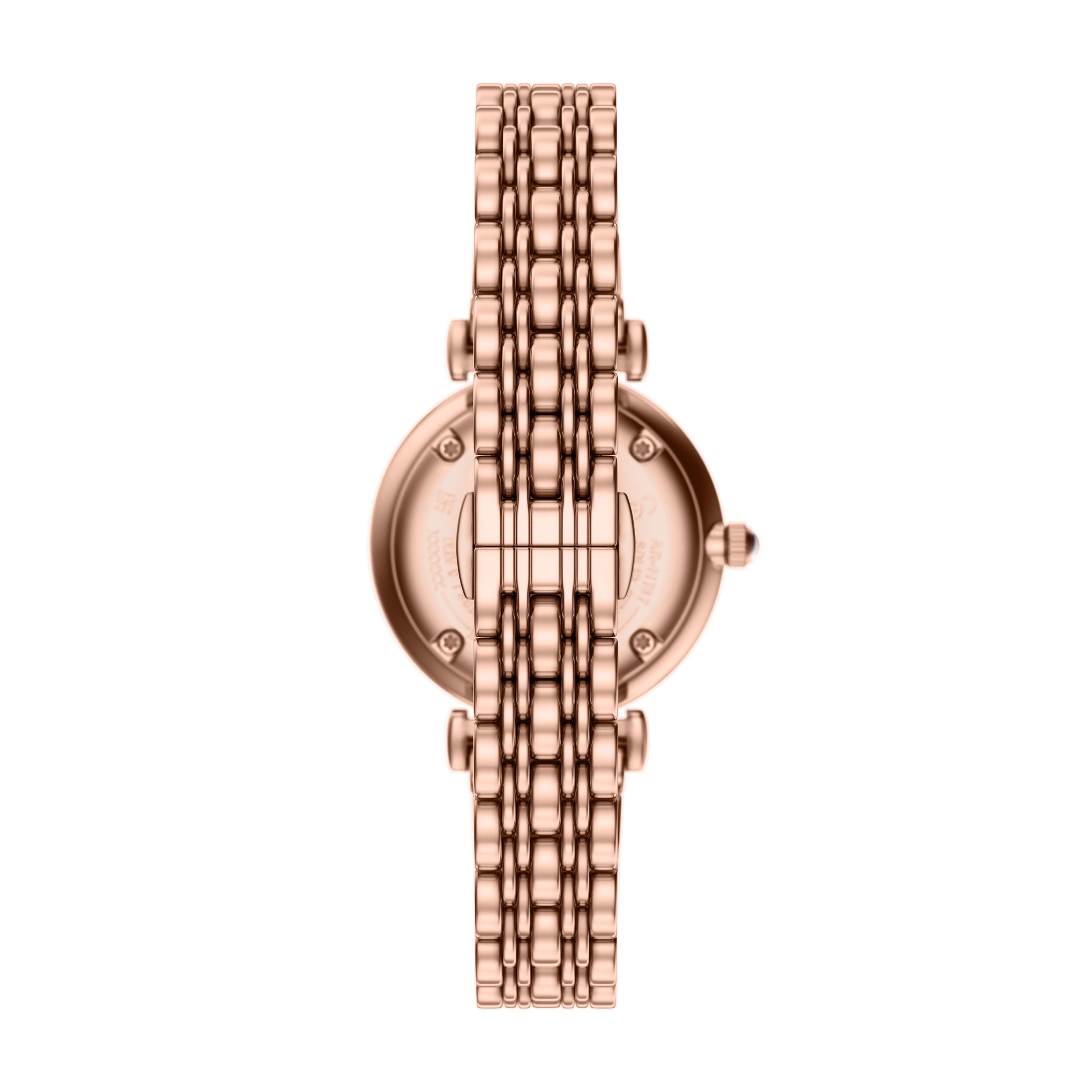 Emporio Armani Quarzuhr AR11767, Armbanduhr, Damenuhr, Edelstahlarmband, analog, Glassteine