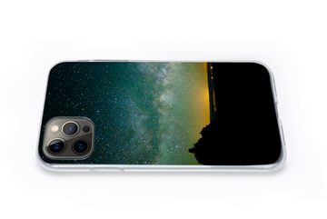 MuchoWow Handyhülle Universum - Sternenhimmel - Grün - Jungen - Mädchen - Kinder, Handyhülle Apple iPhone 13 Pro, Smartphone-Bumper, Print, Handy