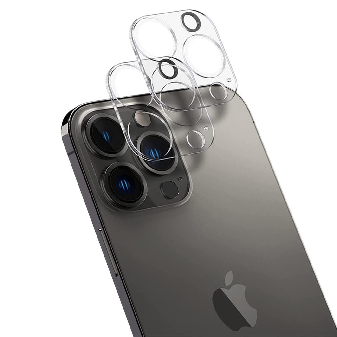 CoolGadget Schutzfolie Kameraschutz Glas für Apple iPhone 13 Pro Max, (Spar-Set 2in1, Staubgeschützt/Staubsicher), Schutzglas für Kamera-Linsen Panzerfolie für iPhone 13 Pro Max Folie