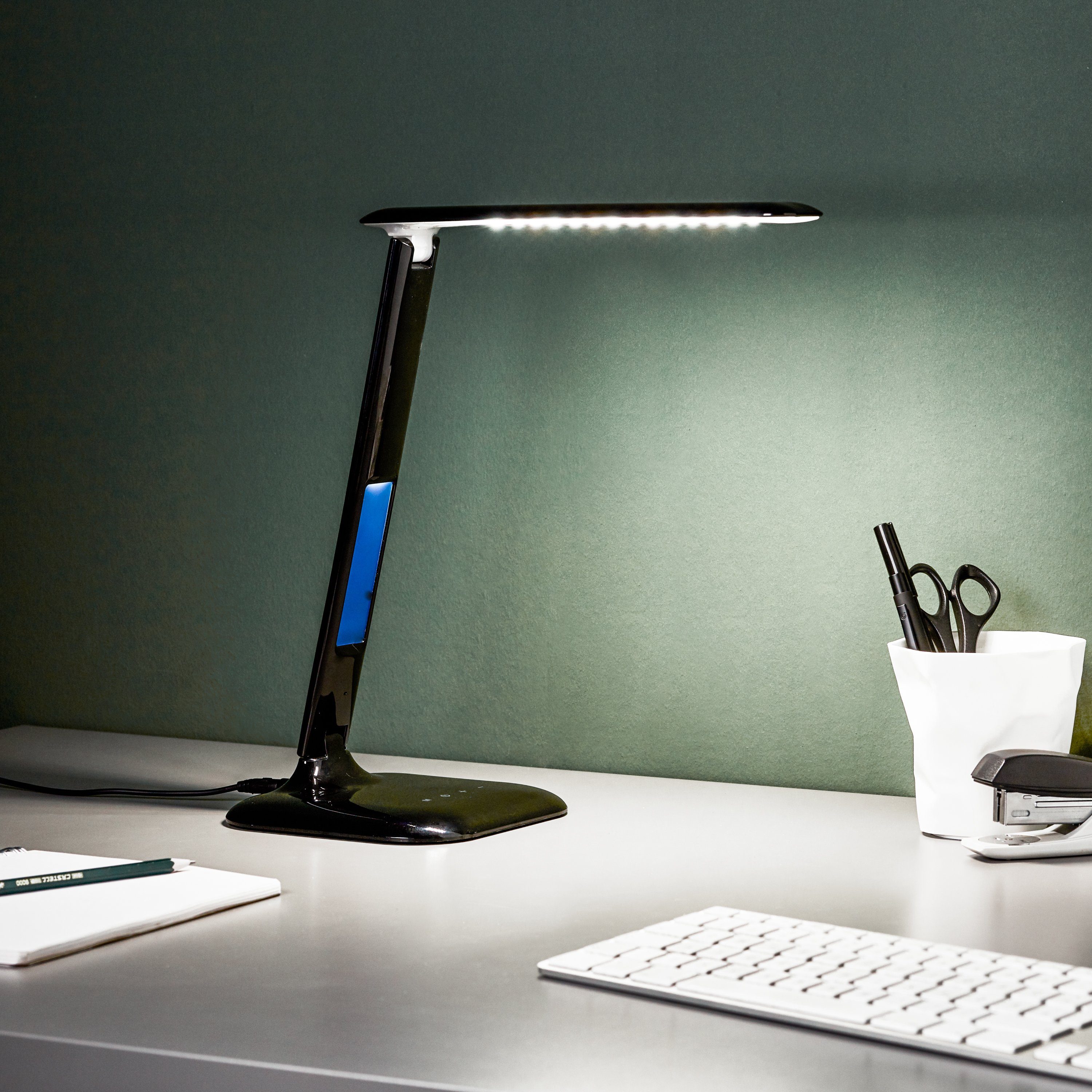 BLiTZWOLF LED Schreibtischlampe BW-CML2 RGB LED Lampe Monitor Licht Bar  Monitobeleuchtung Büro Schwarz