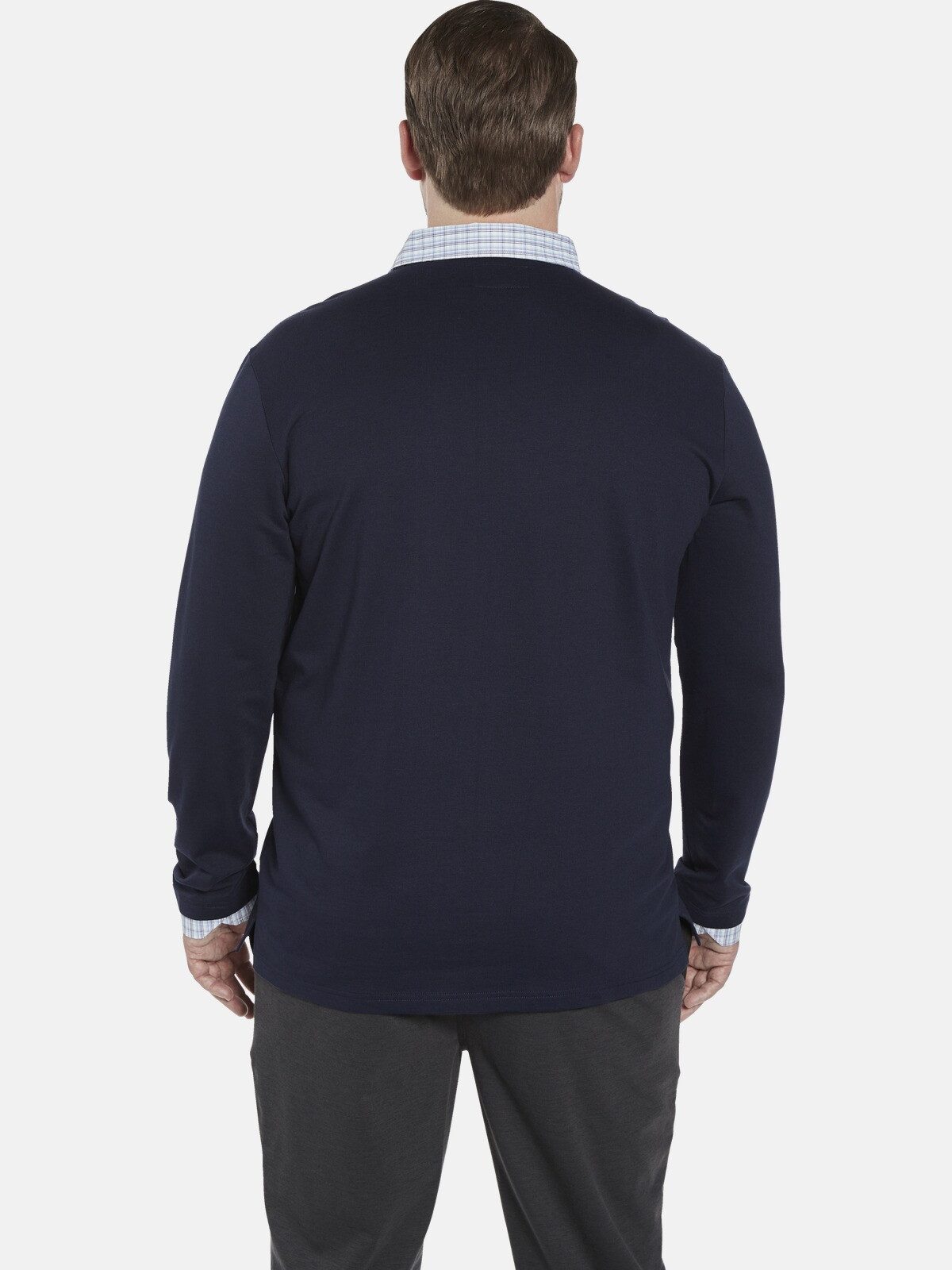 Charles Colby Sweatshirt EARL BALIN mit karierten Details günstig online kaufen