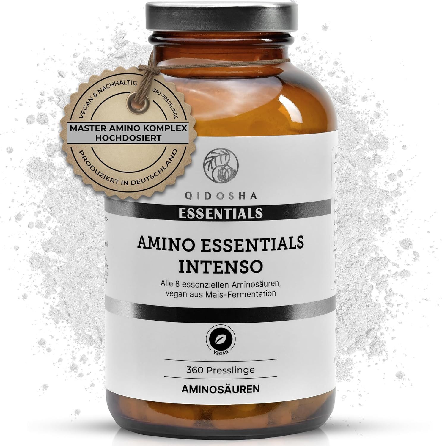 QIDOSHA Master Aminosäuren Komplex INTENSO Presslinge, 360 St., 360 g, Aminosäuren-Komplex