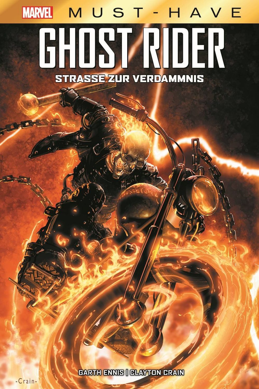 Marvel Must-Have: Ghost Rider - Die Straße zur Verdammnis / Garth Ennis, Clayton Crain