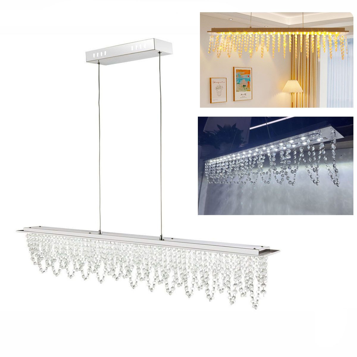 oyajia Deckenleuchte LED Deckenlampe Hängelampe 38W, günstig online kaufen