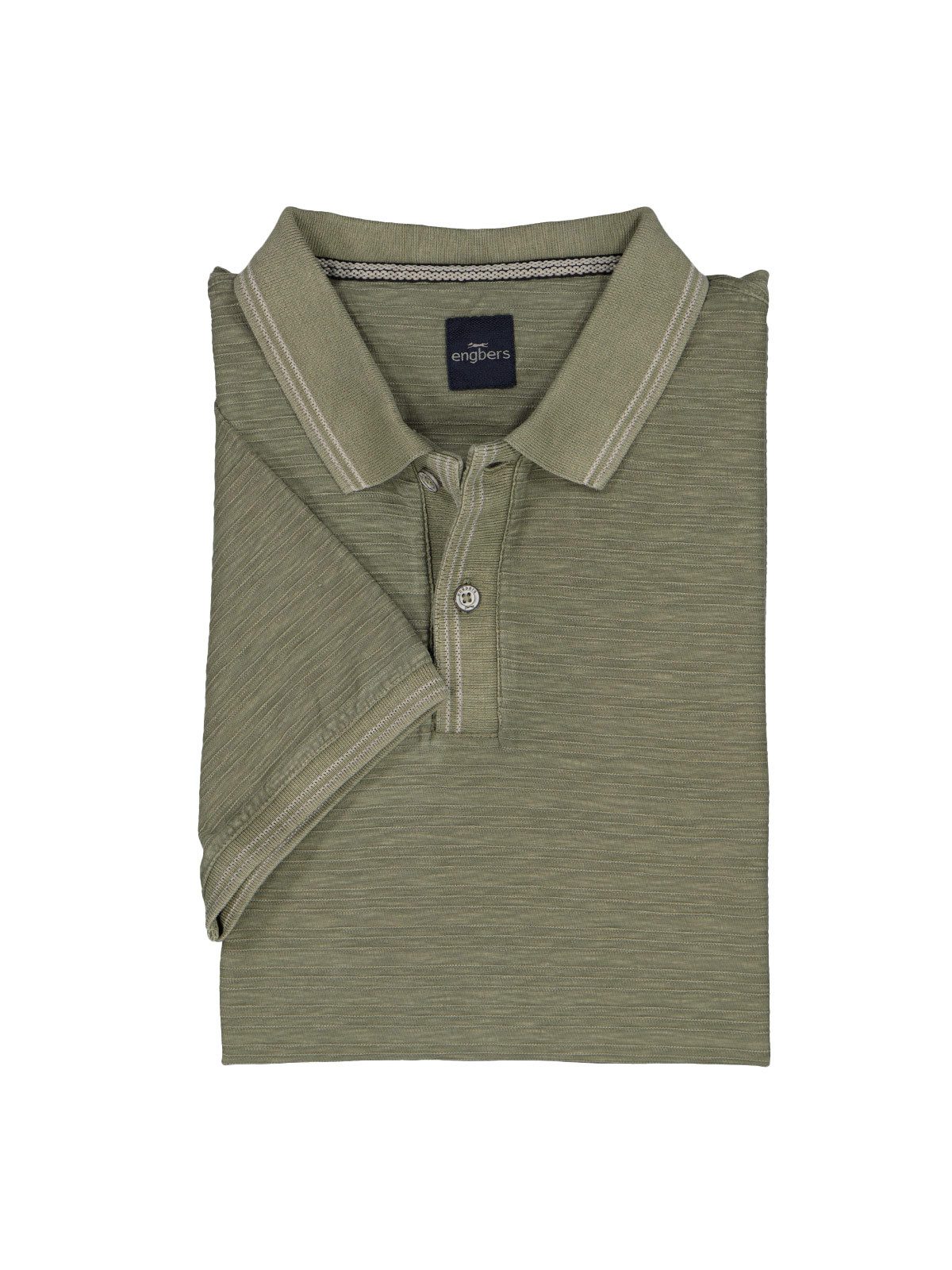 Engbers Poloshirt Herren Polo-Shirt meliert, Hellbraun