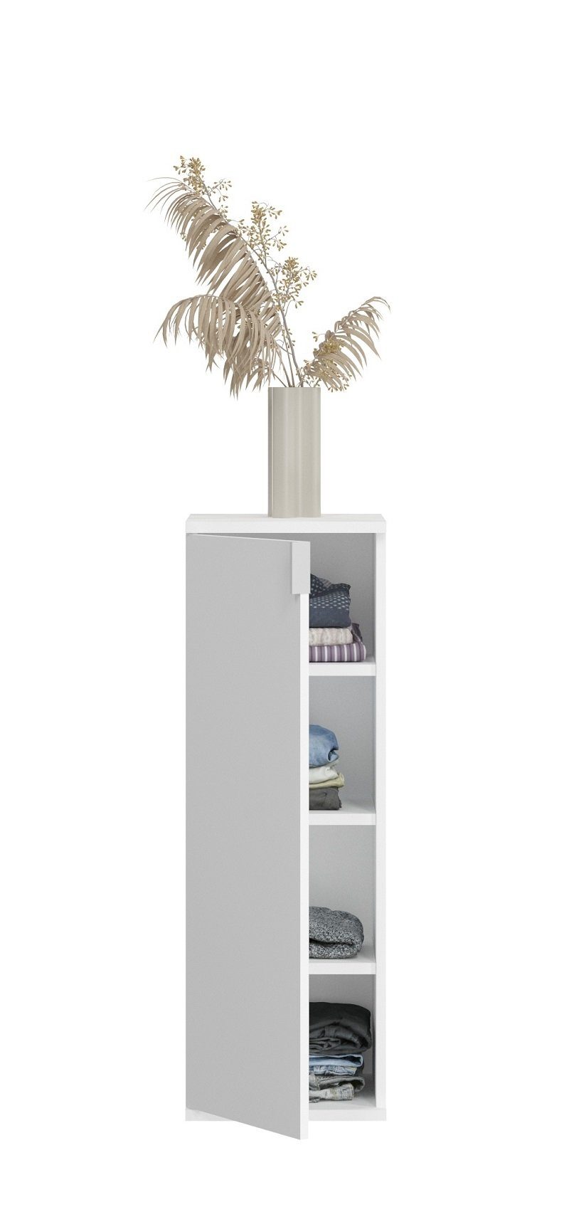 xonox.home Sideboard Garderoben Set Projekt X 1, Kommoden, weiß Hochglanz, 2-teilig