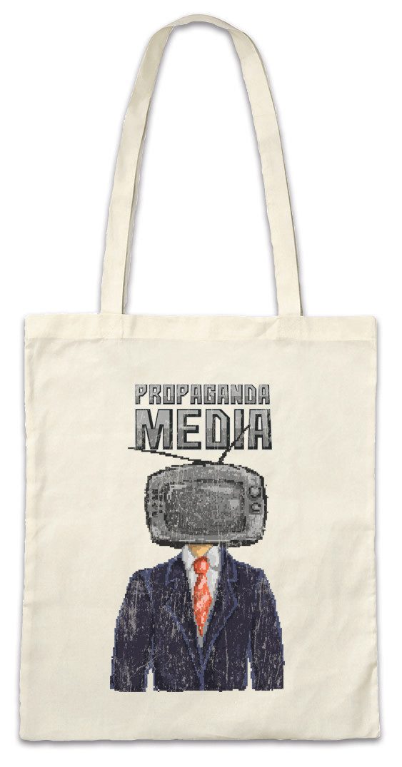 Beuteltasche Propaganda Media Stofftasche Gamer Gaming Fun Games Pixel Retro Arcade