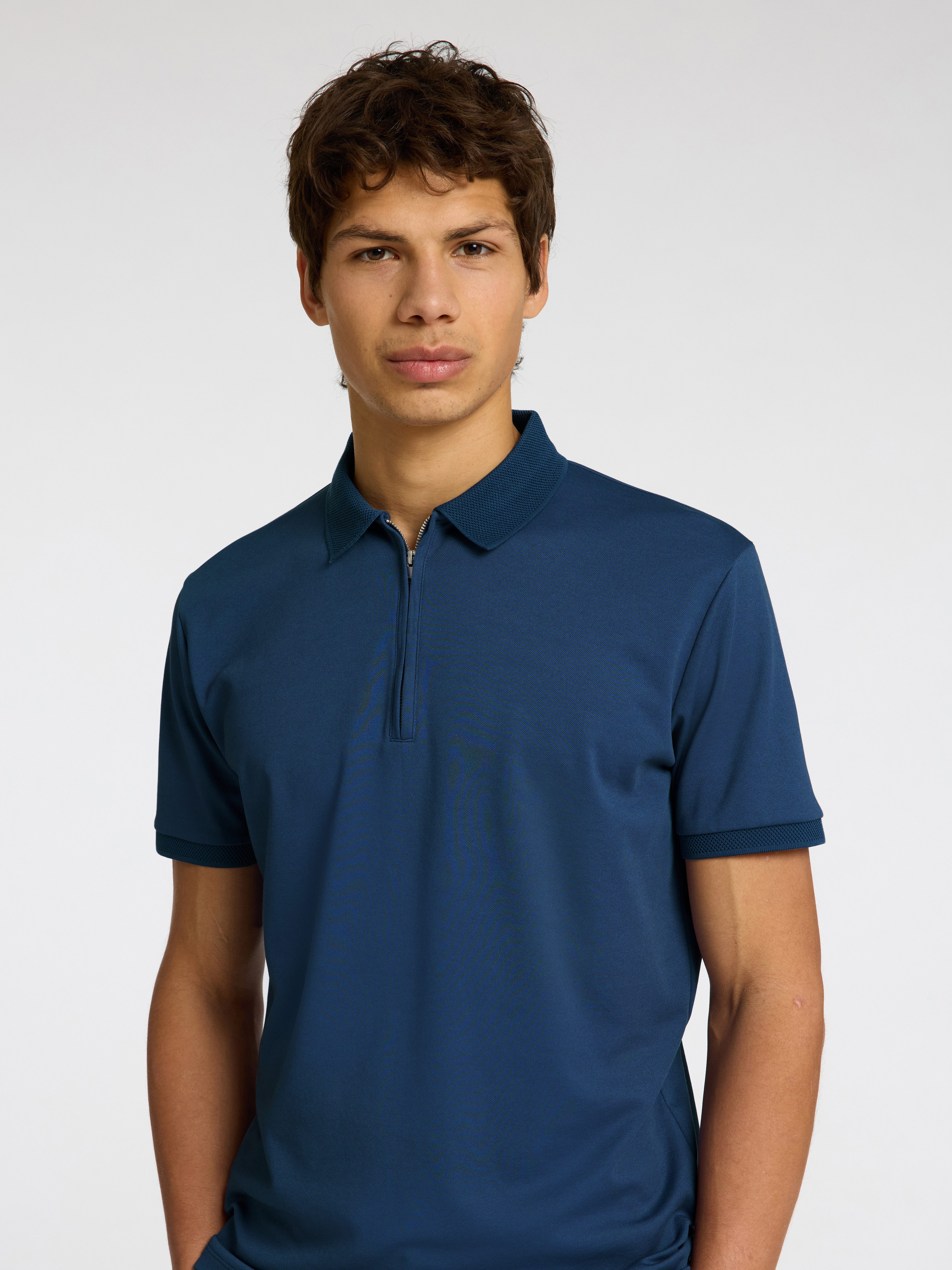SELECTED HOMME Poloshirt SLHFAVE ZIP SS günstig online kaufen