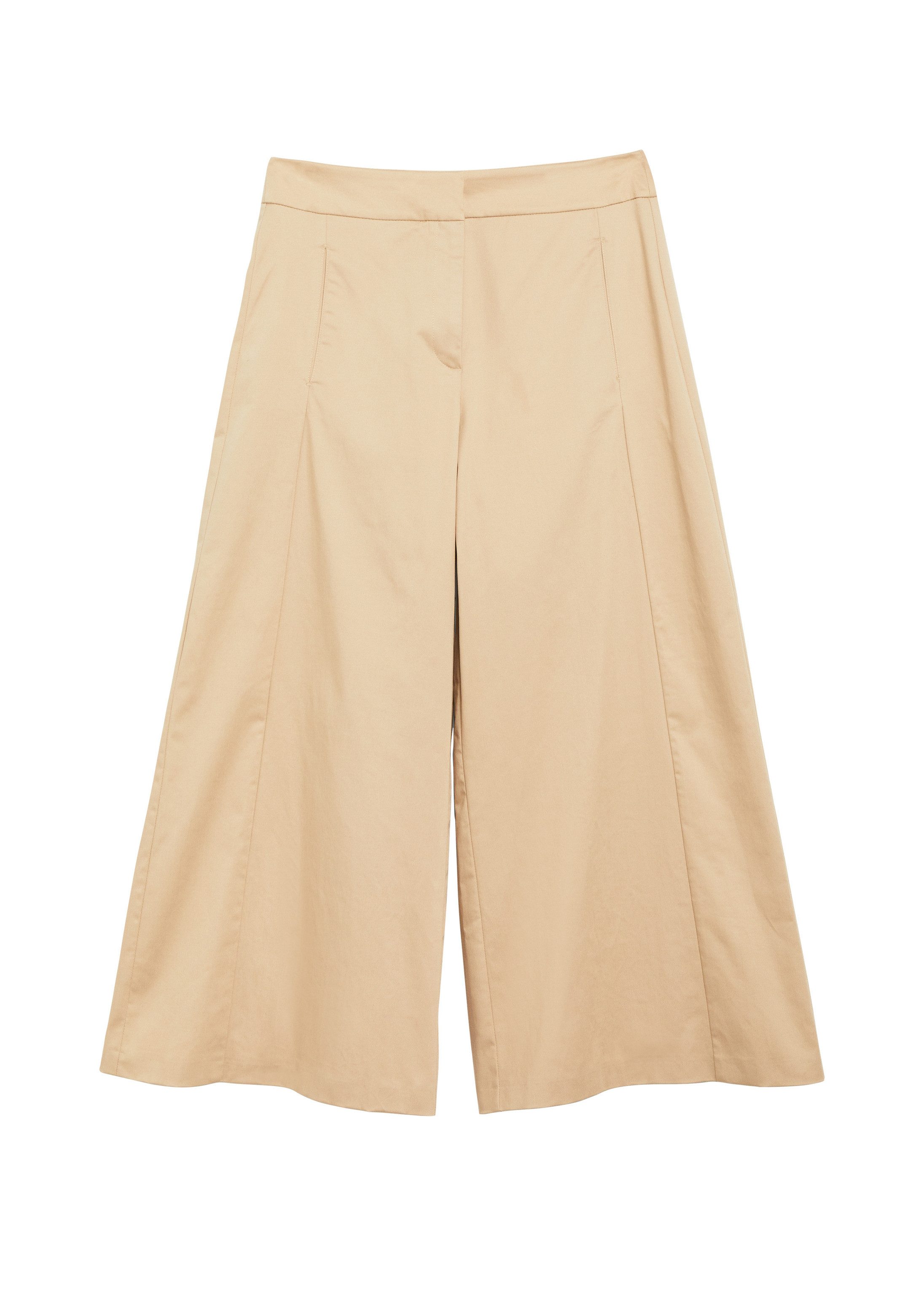 comma Culotte Hose Culotte mit Extra Wide Leg