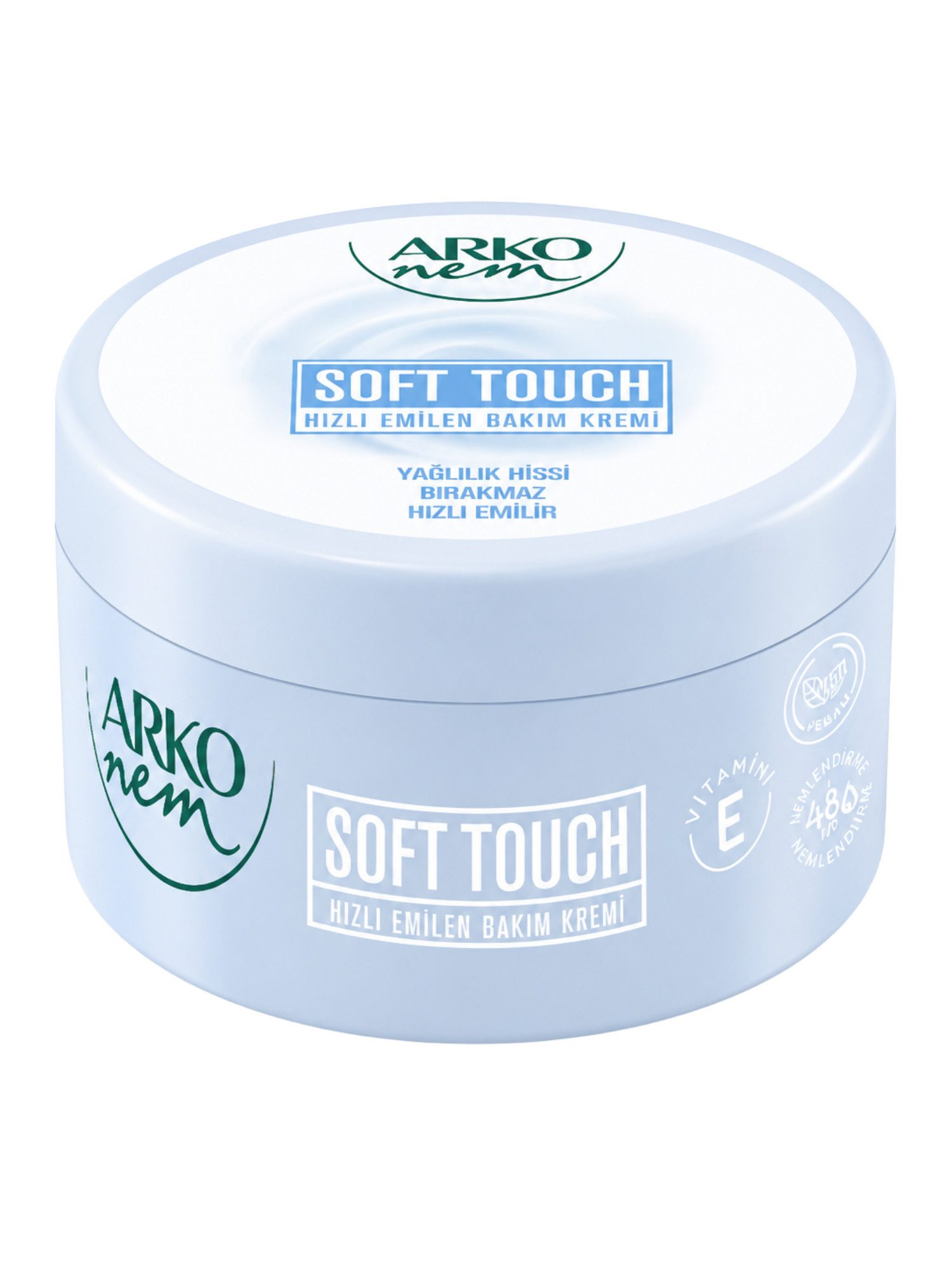 ARKO Körpercreme Arko Nem Avocado Pflegecreme mit Avocadoöl 250 ml Einzelpackung, Vitamin E Schnell einziehend Nicht fettend Soft Touch Formel