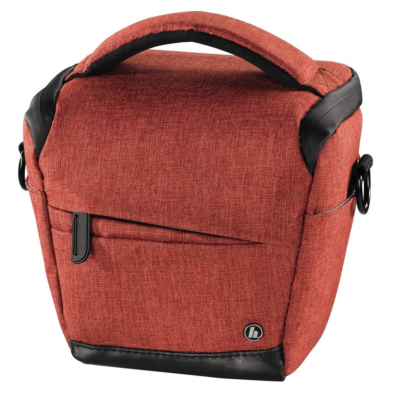 Hama Kameratasche Kamera-Tasche Colt Trinidad Universal Hülle Rot, Case Schultergurt Tragegriff Zubehör-Fächer Digitalkamera Systemkamera