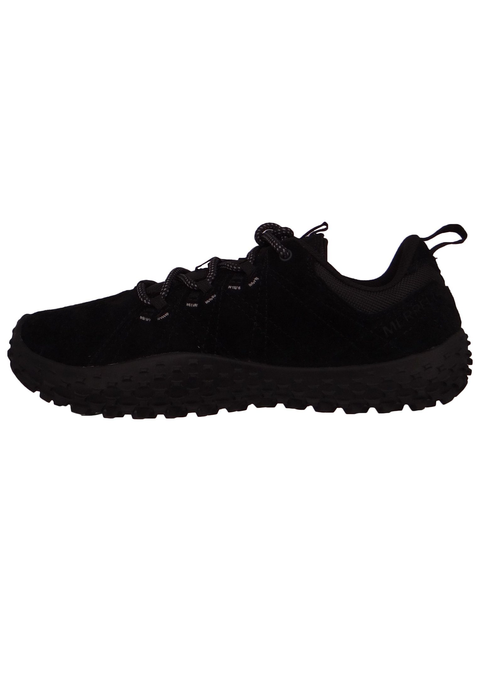 Merrell J037753 Wrapt Hiker Barefoot Black/Black Schnürschuh