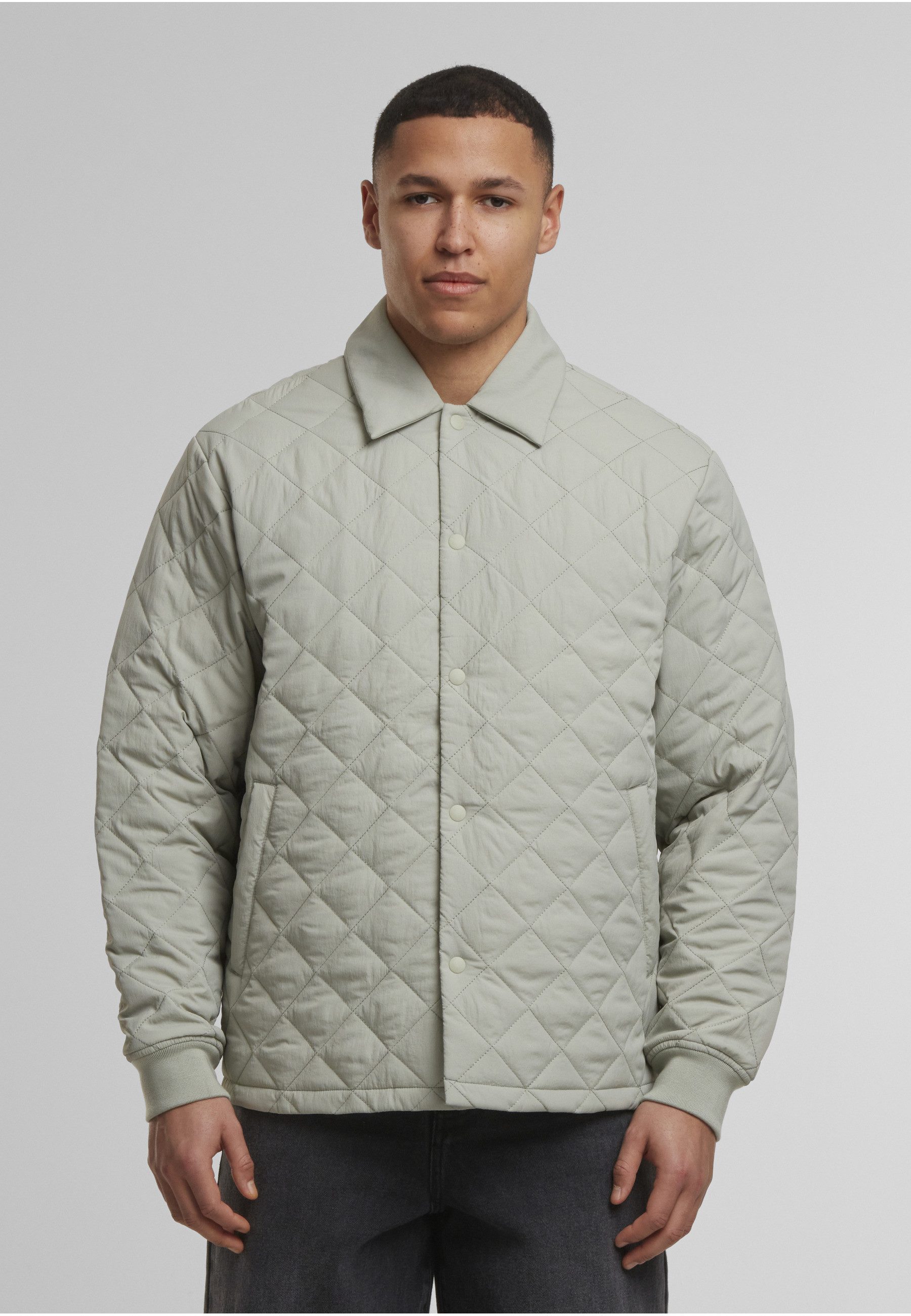 URBAN CLASSICS Allwetterjacke Urban Classics Quilted Overshirt (1-St)