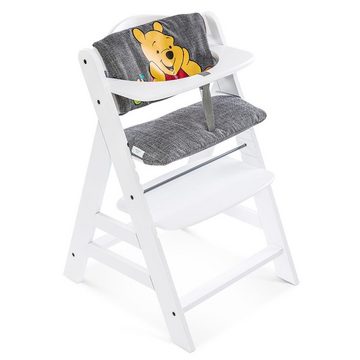 Hauck Hochstuhlauflage Disney Deluxe - Winnie Pooh Grey, Sitzpolster Sitzkissen – Sitzauflage für Alpha Hochstuhl