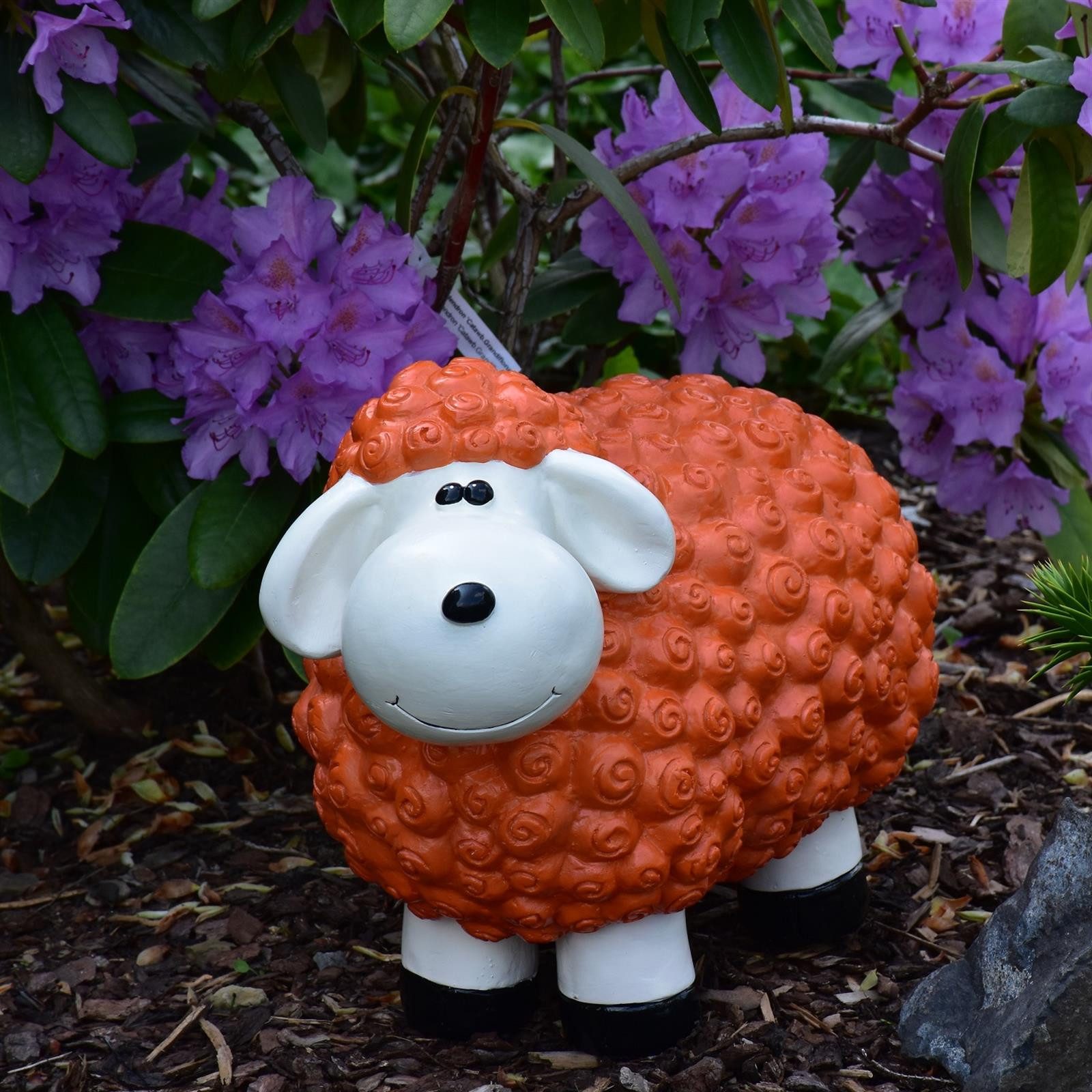 Geschenkestadl Gartenfigur XL Schafe in verschiedenen Farben Gartenfigur