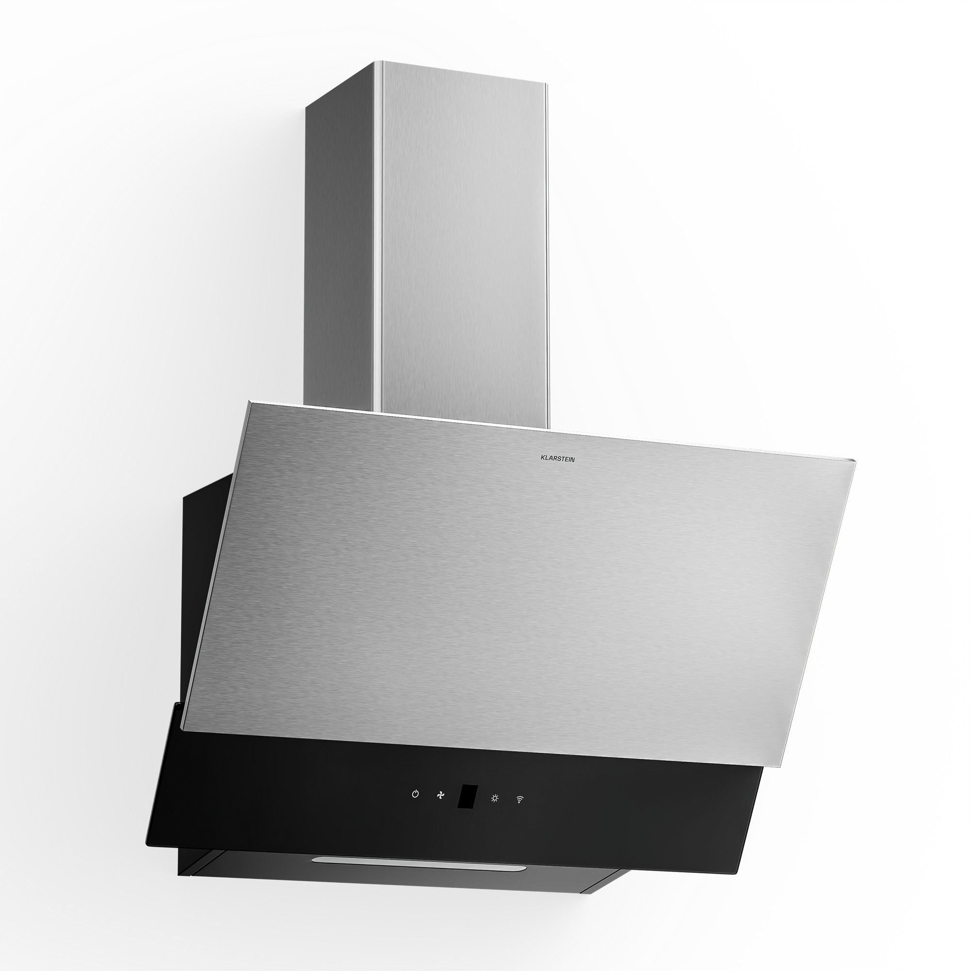 Klarstein Deckenhaube VeroSteel Serie UV0860G VeroSteel, Dunstabzugshaube Kopffrei haube Umluft Abluft Touch LED Edelstahl