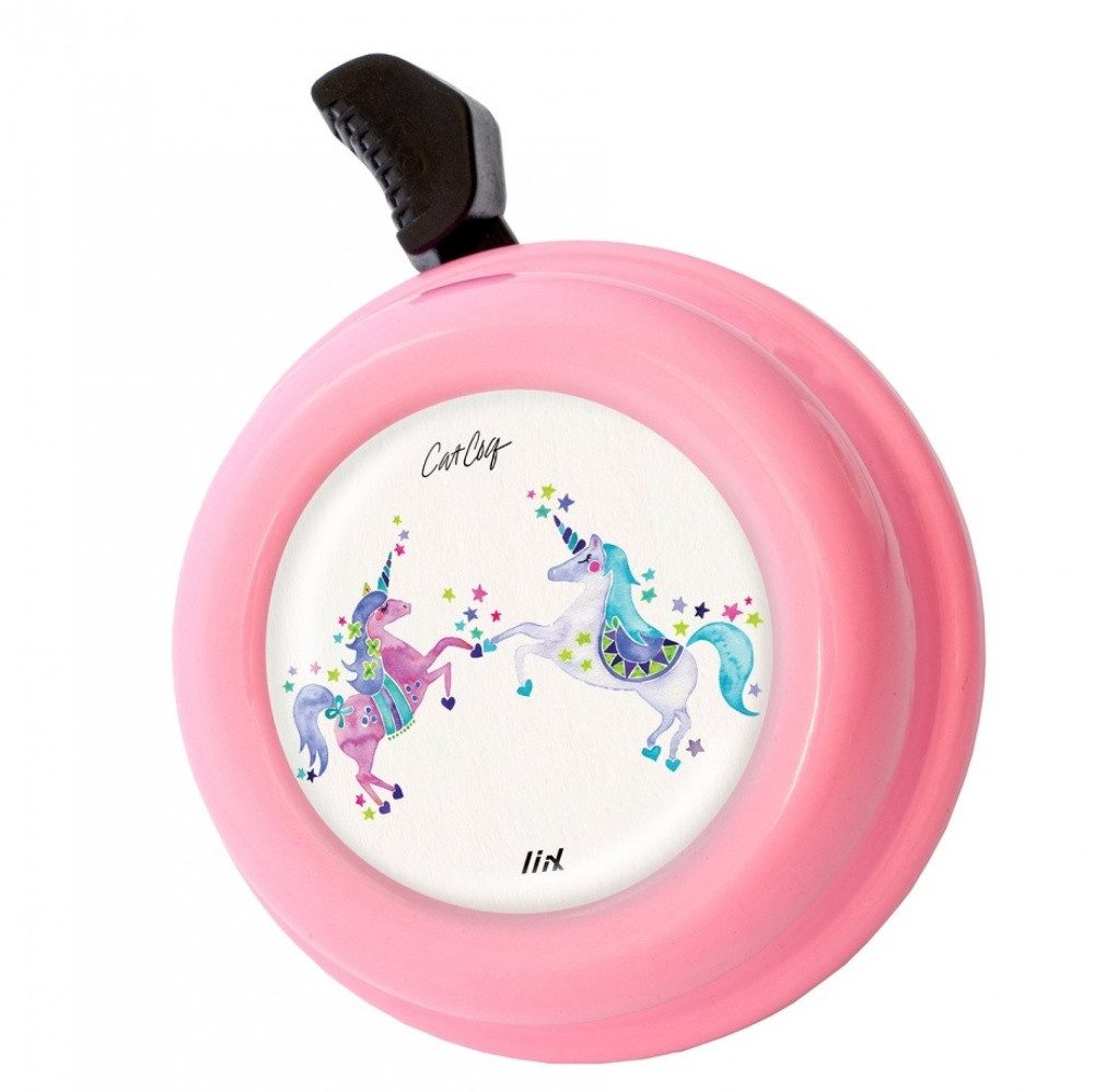 liix Fahrradklingel Liix Colour Bell Fahrradglocke Glamorous Unicorns Rosy, Ø60mm