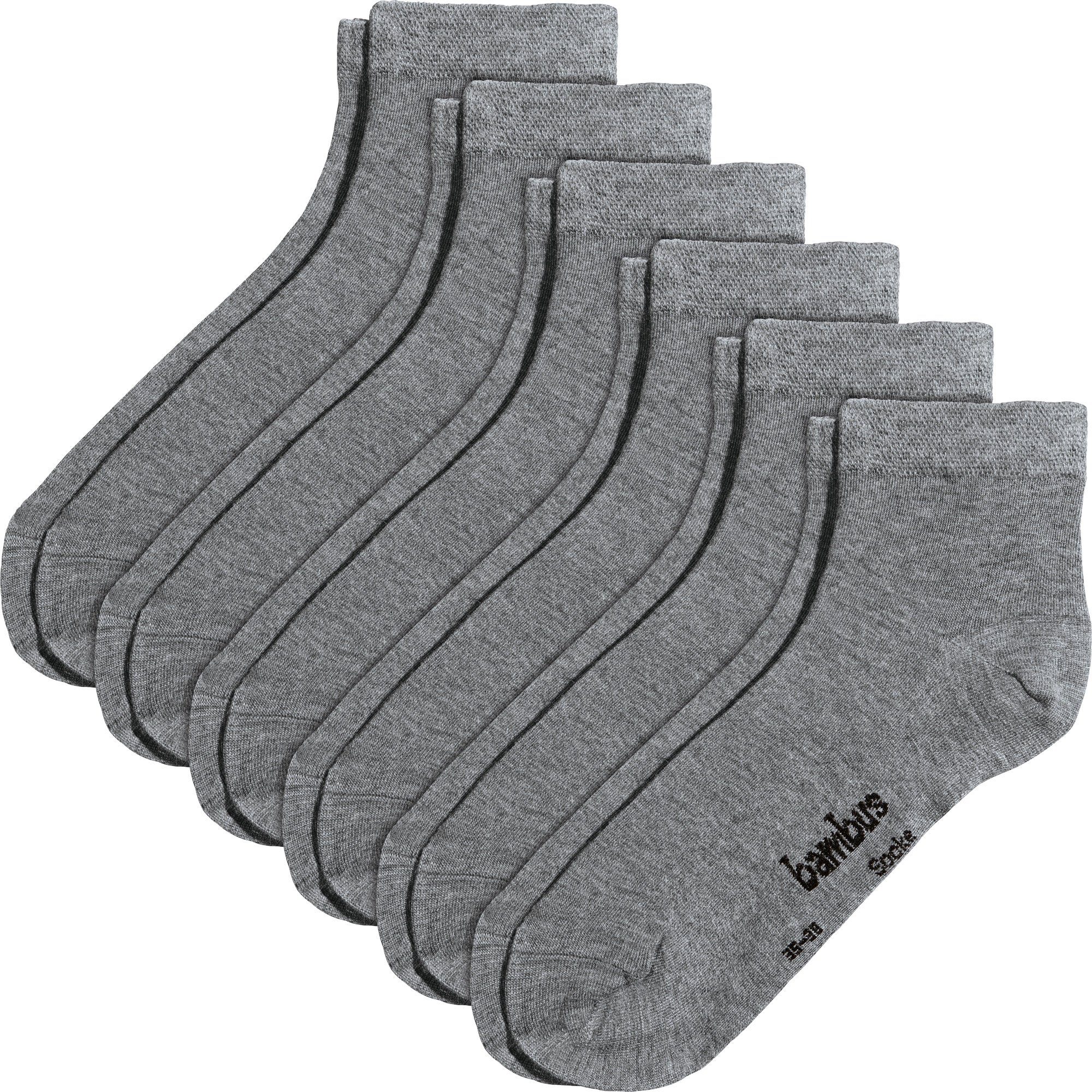 Erwin Müller Kurzsocken Herren-Kurzsocken 6 Paar Uni günstig online kaufen