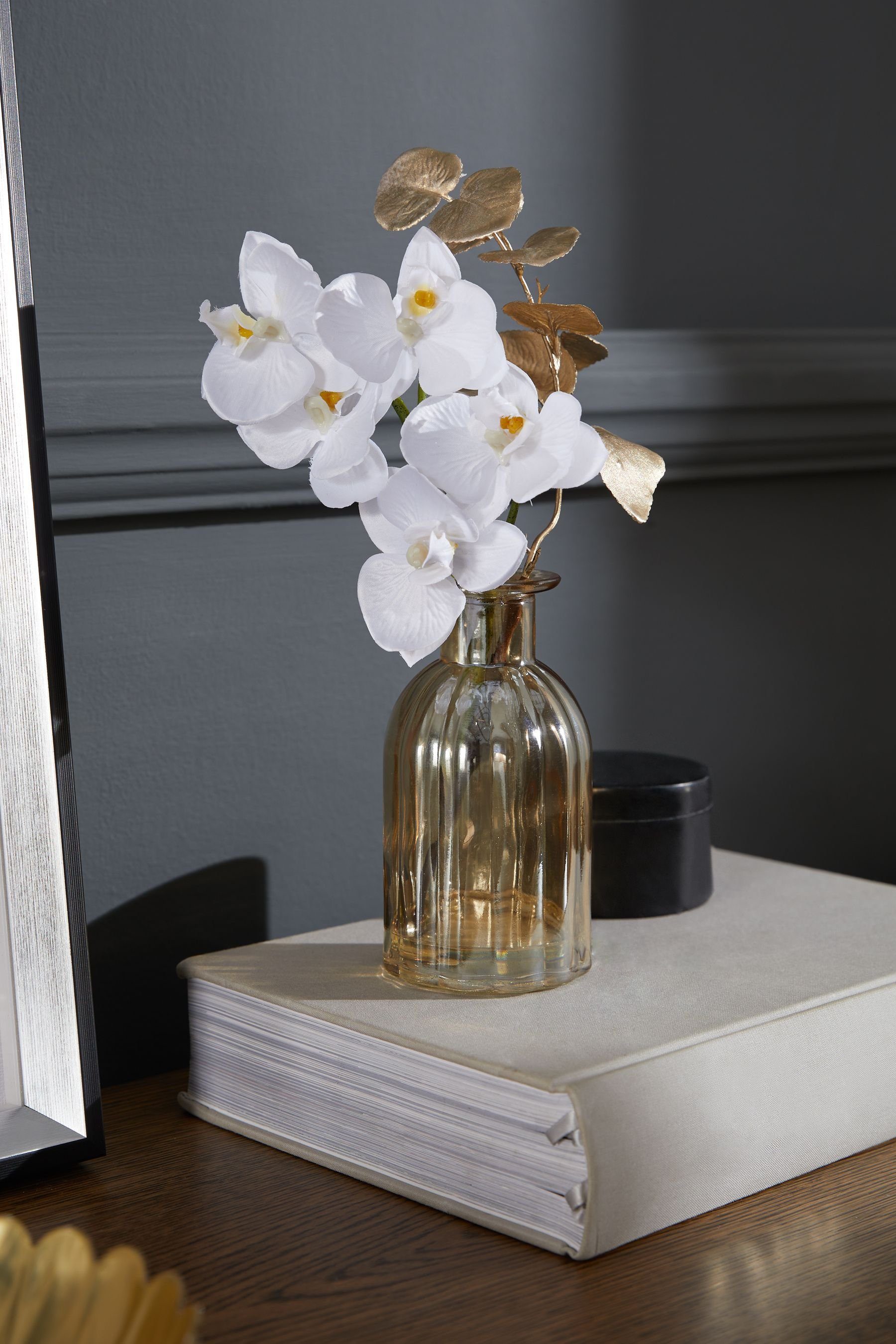 Gestecke Künstliche Orchidee im Schimmervase, Next