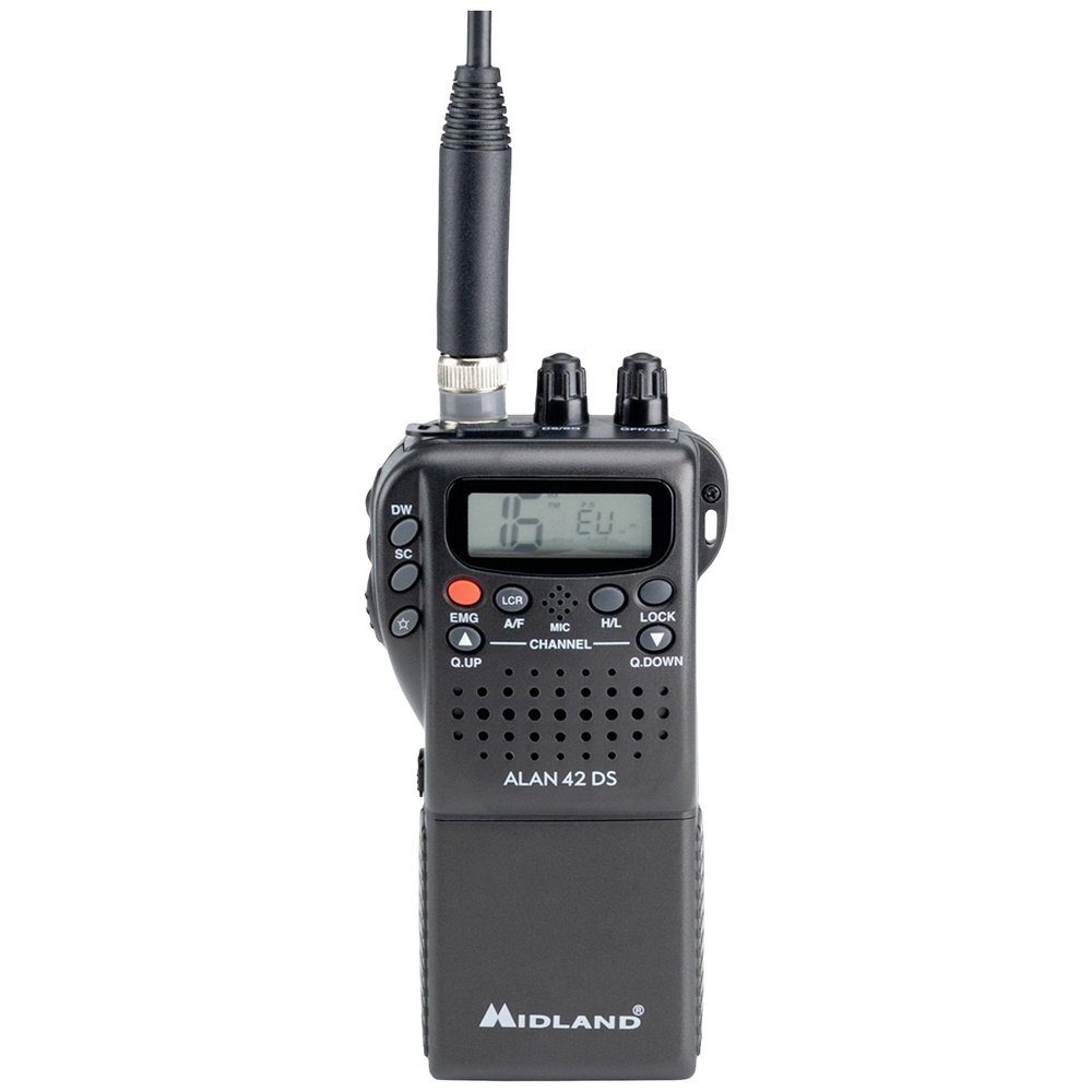 Midland Funkgerät Midland Alan 42 DS Power Bundle C1267.S1 CB-Handfunkgerät