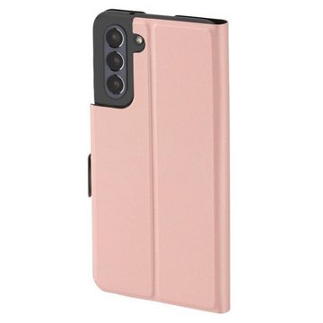 Hama Smartphone-Hülle Booklet für Samsung Galaxy S21 FE 5G, Farbe rosa, aufstellbar,klappbar, Mit Standfunktion und Einsteckfach