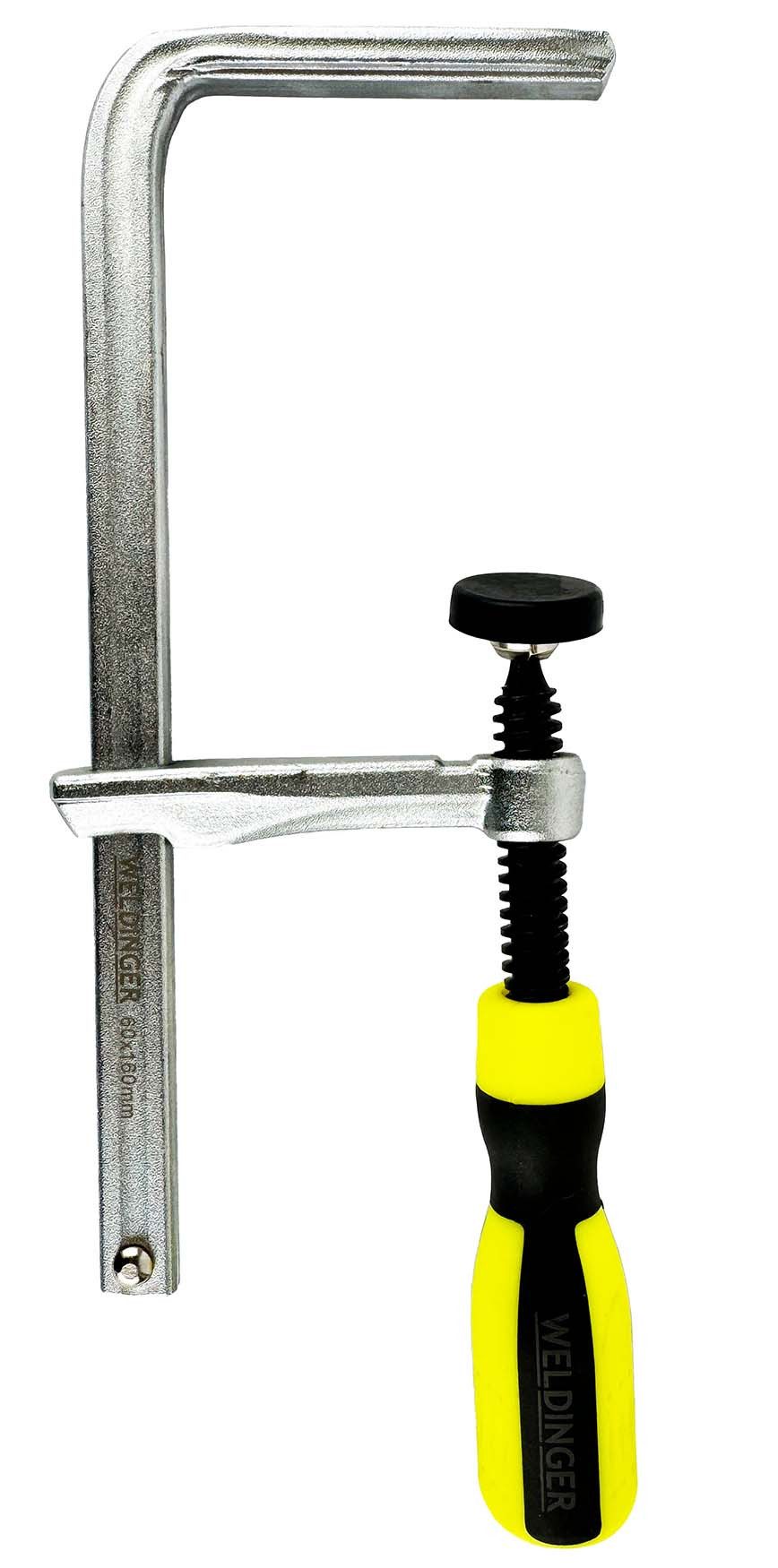 WELDINGER Zwinge 2x Ganzstahl Tischzwinge/ Schienenklemme 60 x 160 mm für Festool, (Doppelpack, Doppelpack WELDINGER Ganzstahl-Tischzwinge), speziell für Festool