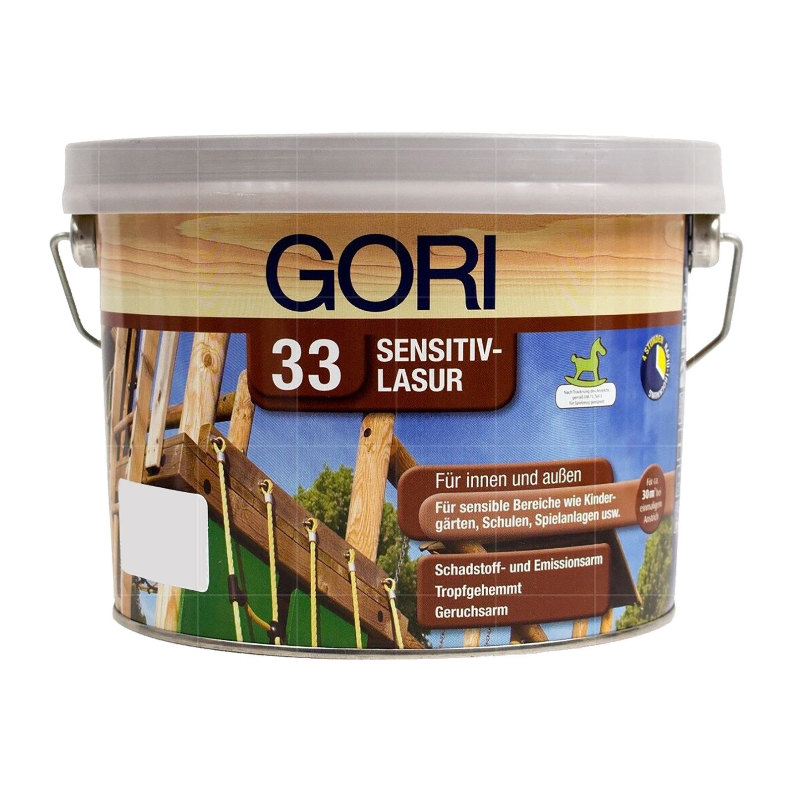 GORI Holzschutzlasur 33 Sensitive - 2.5 Ltr