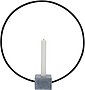 BOLTZE Kerzenhalter »Congo«, rund, mit Sockel in Beton-Optik, Bild 1