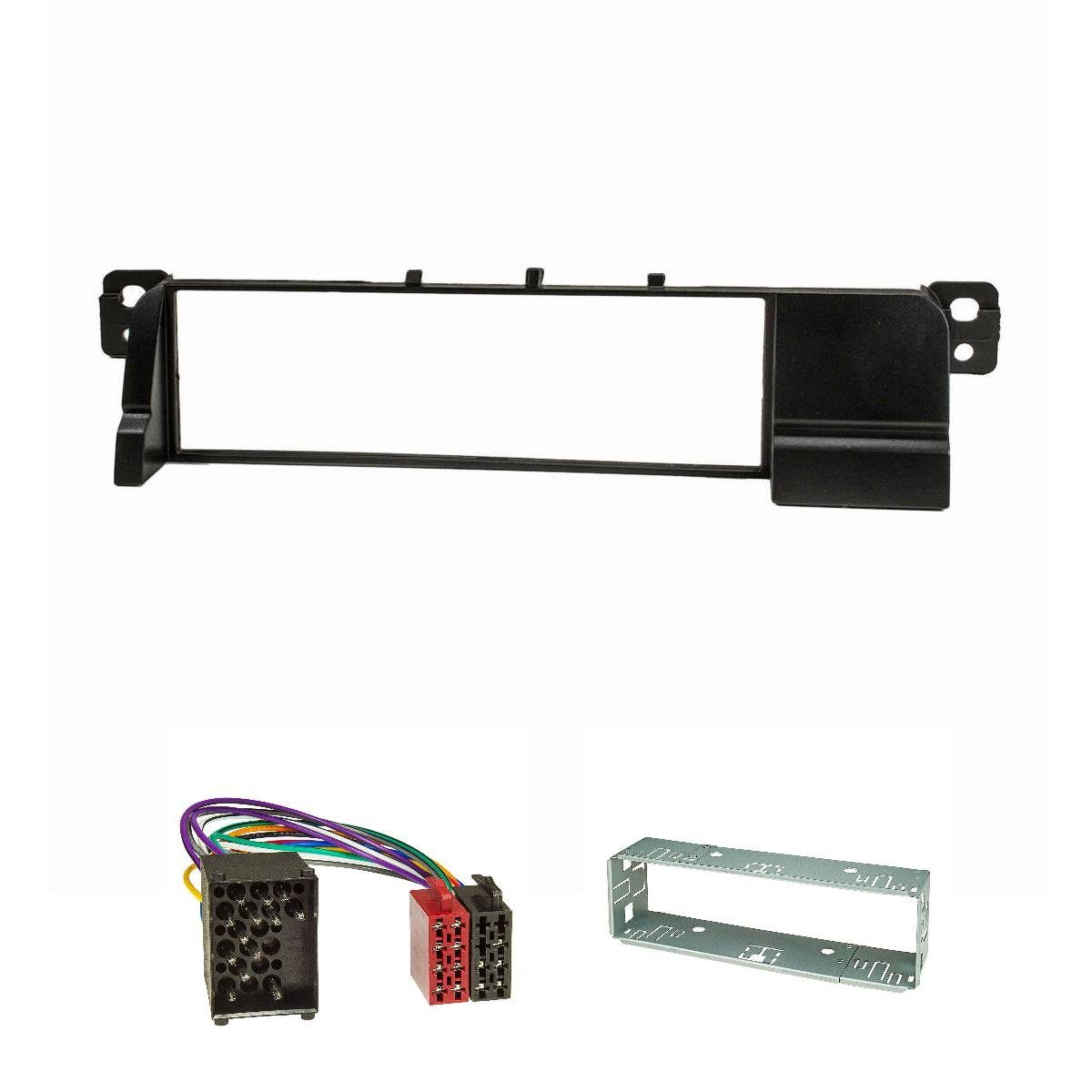 Radioblende Set passt für BMW 3er E46 mit Radioadapter ISO (alter Ansc Autoradio