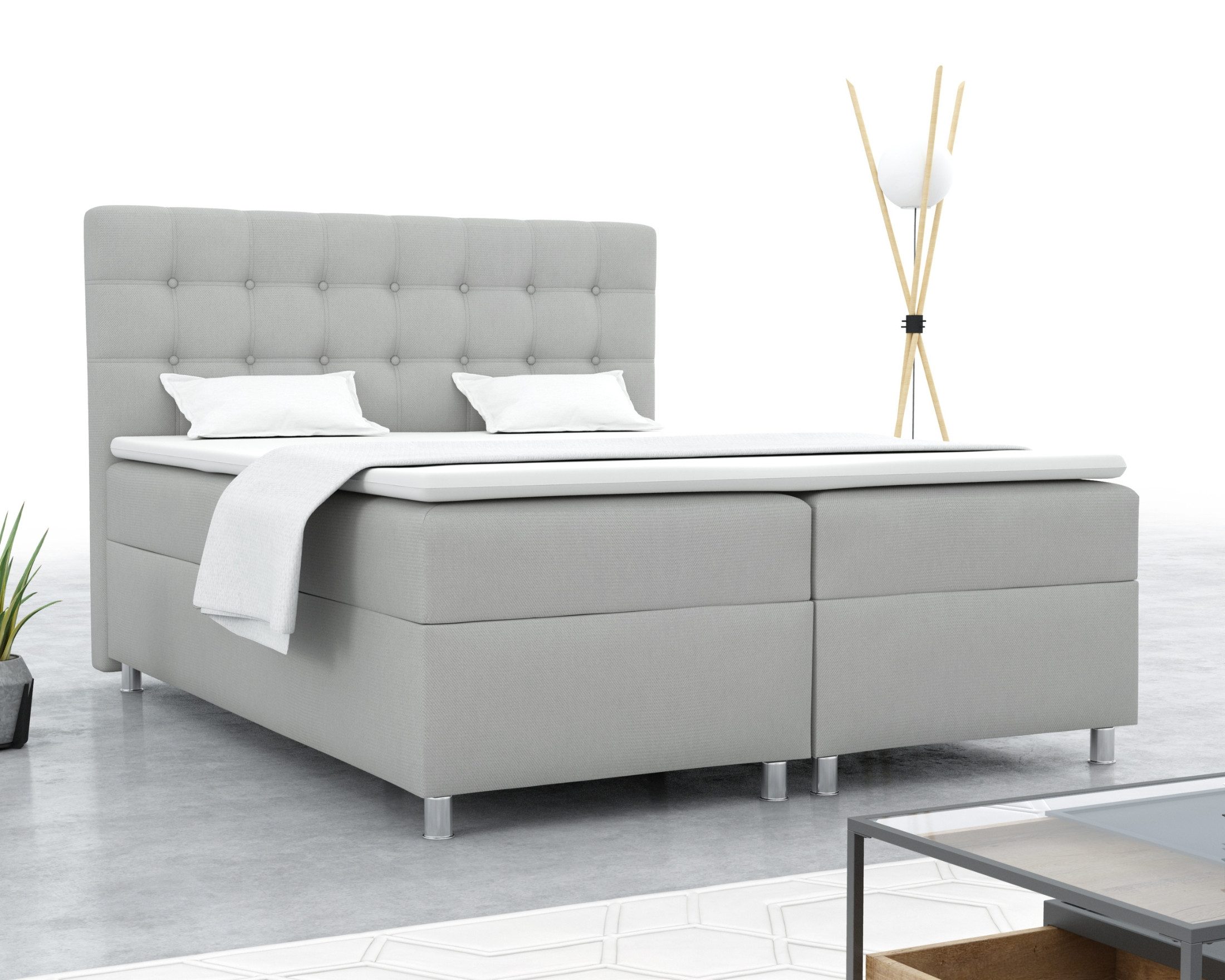 Deine Möbel 24 Boxspringbett BRILL Komplettbett günstig online kaufen