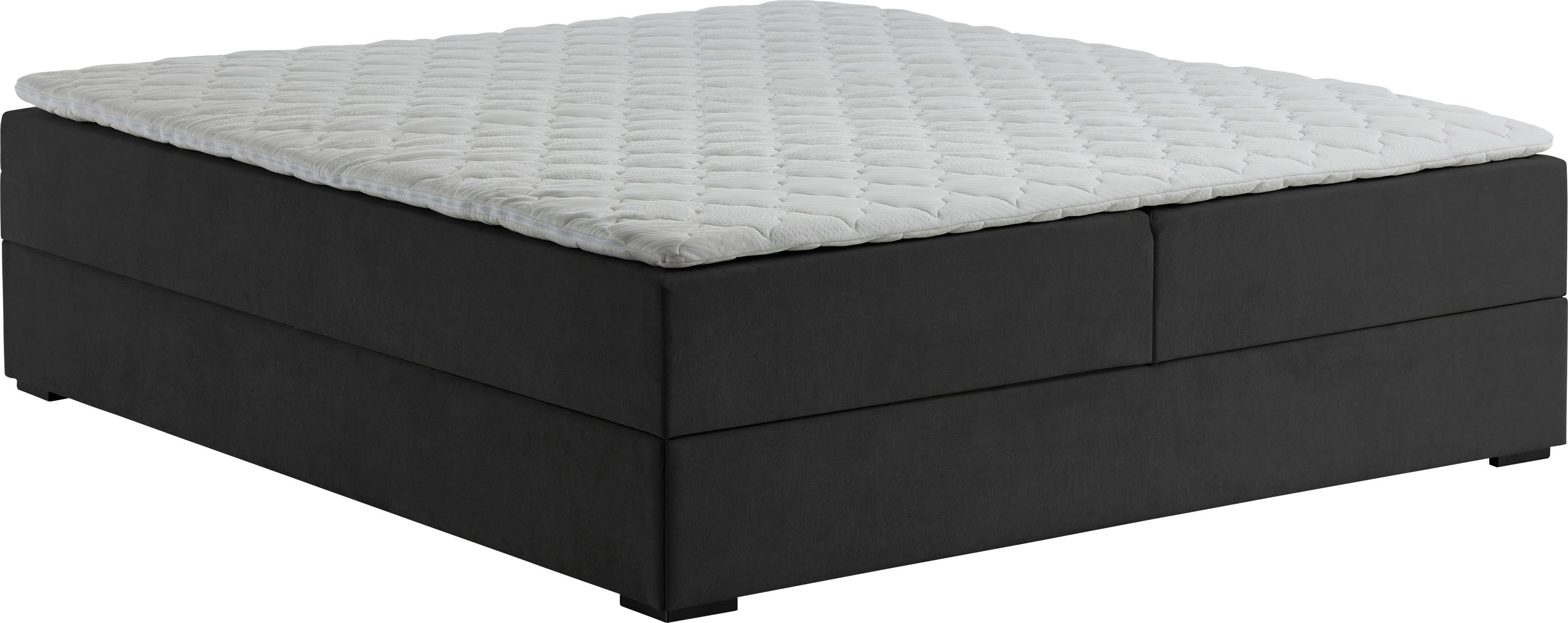 ATLANTIC home collection Boxbett Lucy, ohne Kopfteil, frei im Raum stellbar, mit Bettkasten