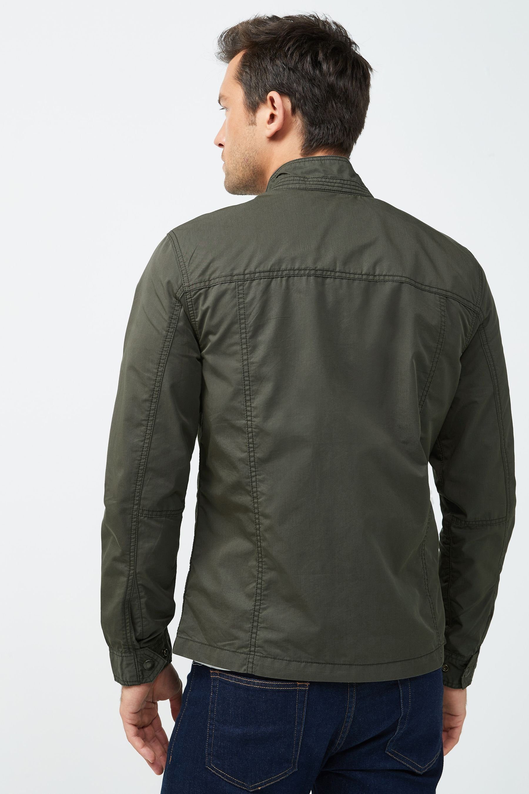 Next Regenjacke (1-St) Hemdjacke Green Wasserabweisende Khaki