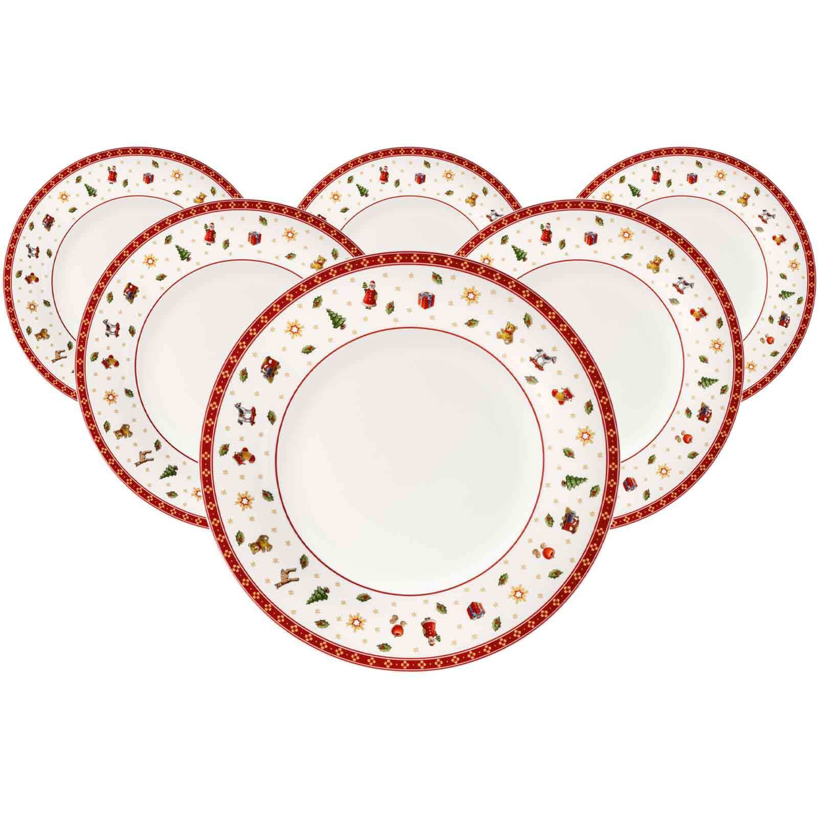 Villeroy & Boch Speiseteller Toy's Delight Speiseteller ø 26,8 cm 6er Set, (6 St)