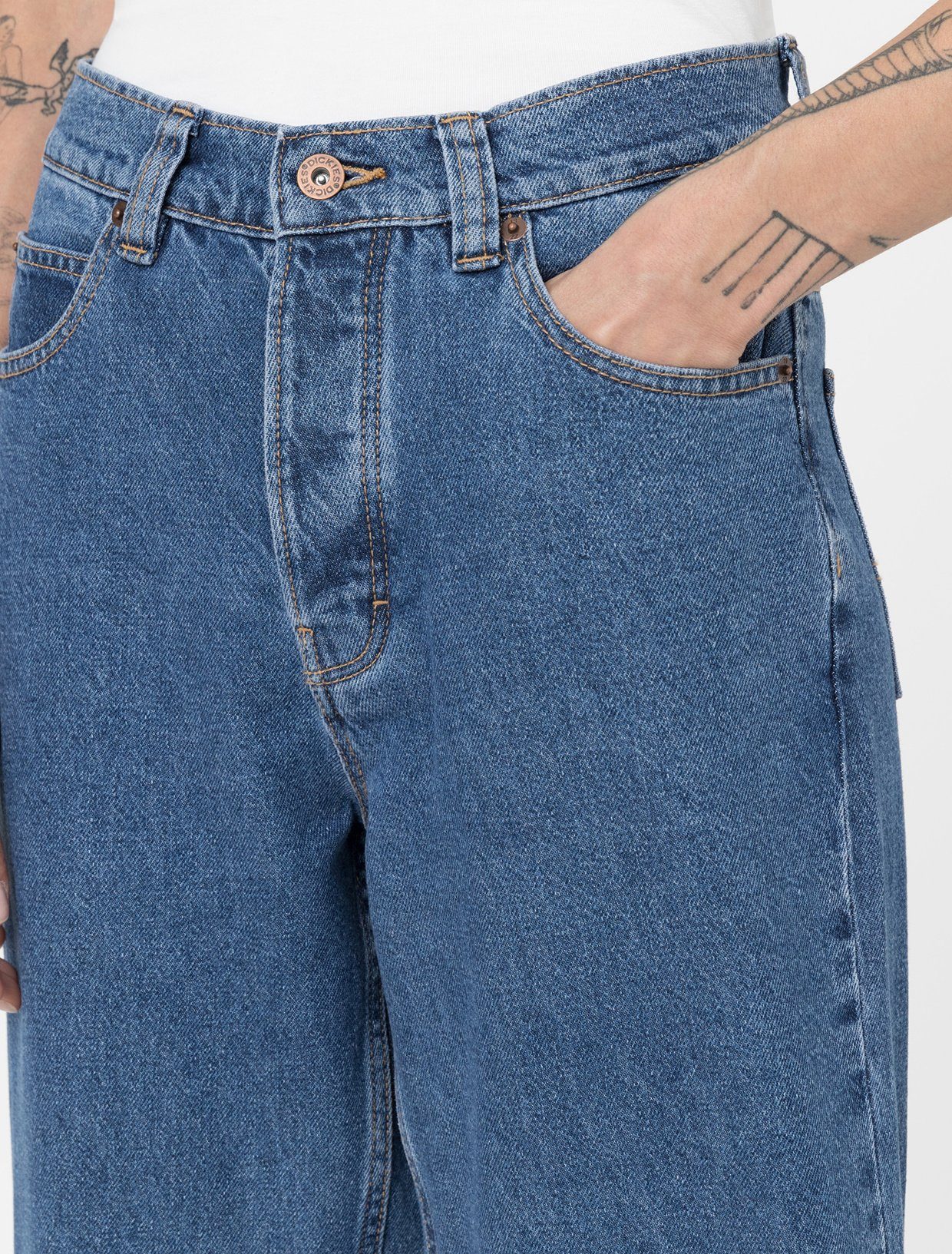 Damen Thomasville Jeans Dickies Regular-fit-Jeans Dickies Denim