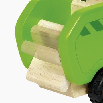 goki Spielzeug-Müllwagen Müllwagen, Hochwertiges Massivholz, erstklassige Verarbeitung