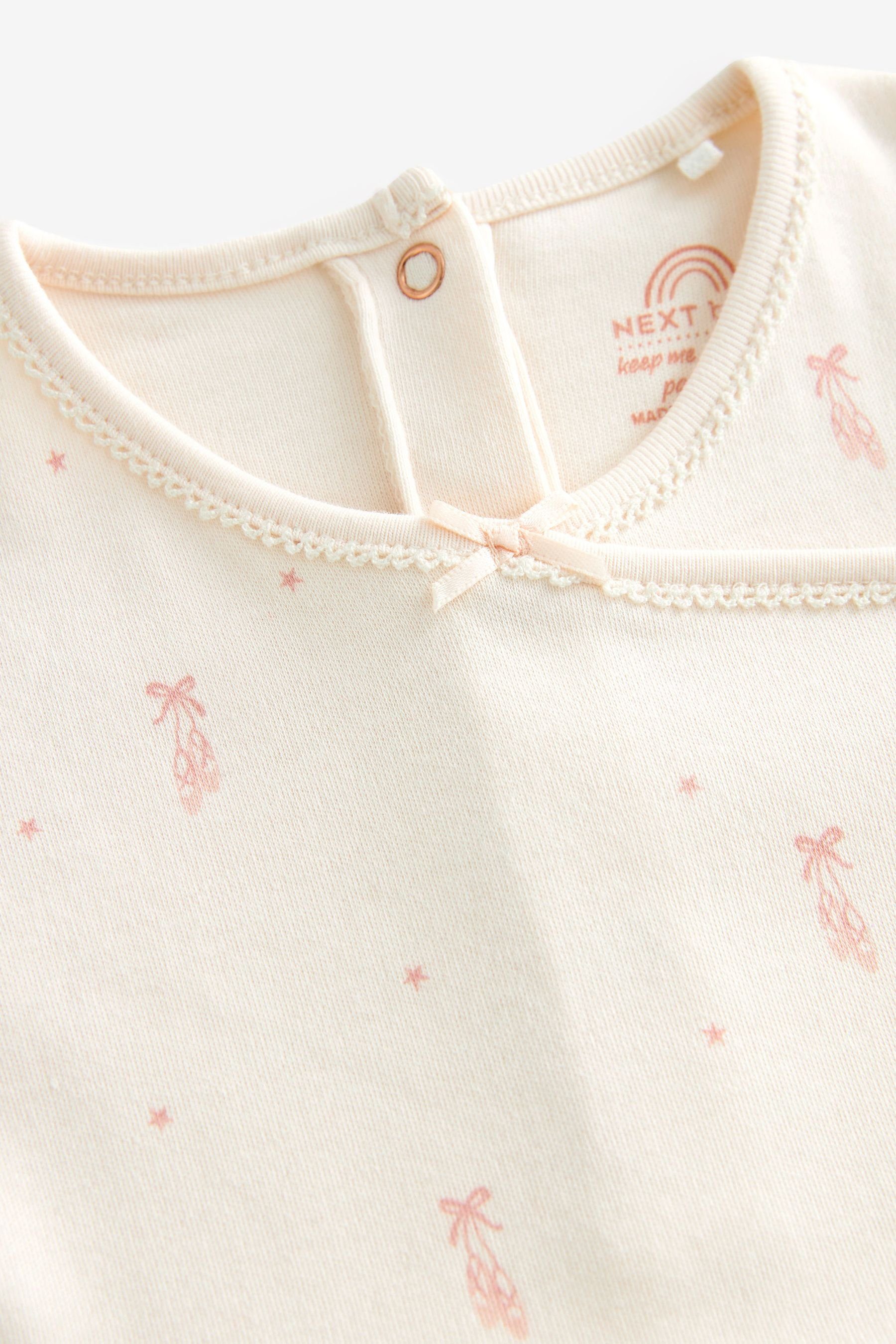 Pink Next (1-tlg) Tüll Babyschlafanzug Schlafoverall mit