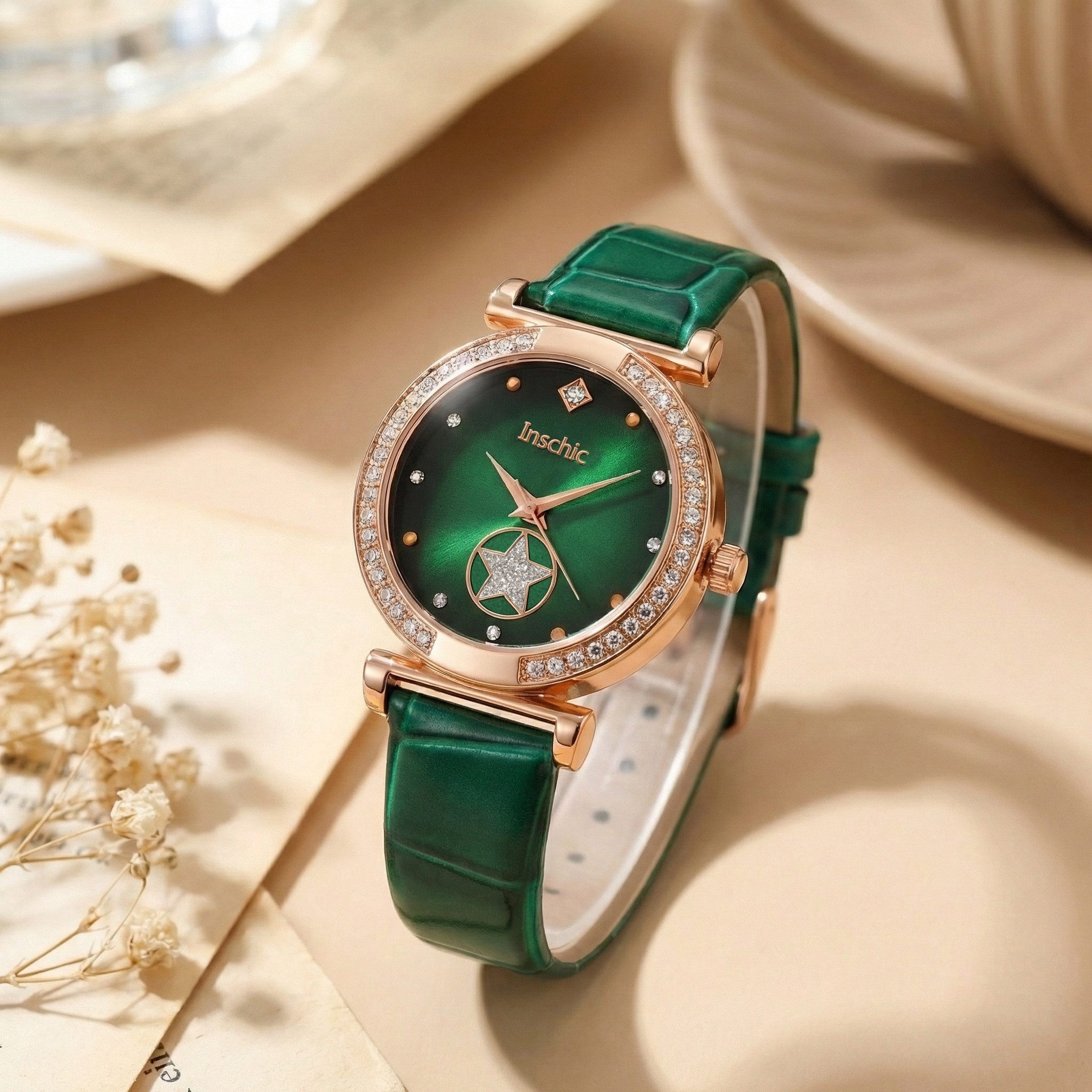 poweradd pro Quarzuhr Exklusives Damen-Geschenkset mit Armbanduhr, Schmuck- günstig online kaufen