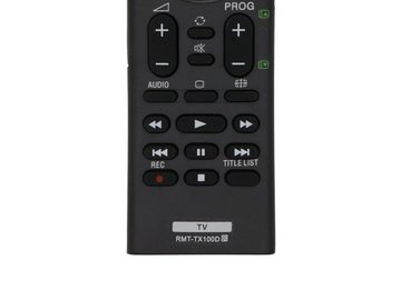 azurano RMT-TX100D Fernbedienung (RMT-TX100D / 149296311 - für SONY Bravia LED Smart TV - Netflix Tast)