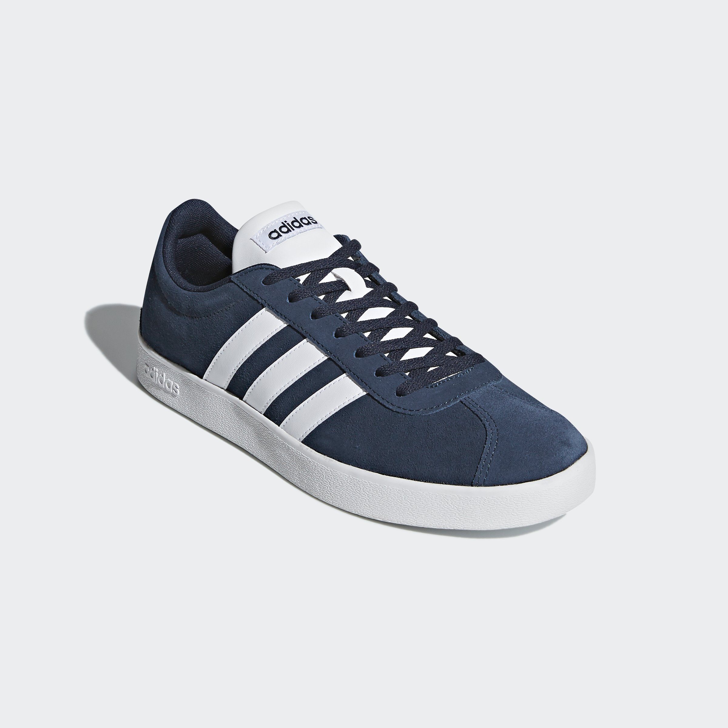 White Sneaker Samba VL adidas White Sportswear auf / 2.0 Collegiate Cloud Navy COURT Design Spuren Cloud adidas des den /