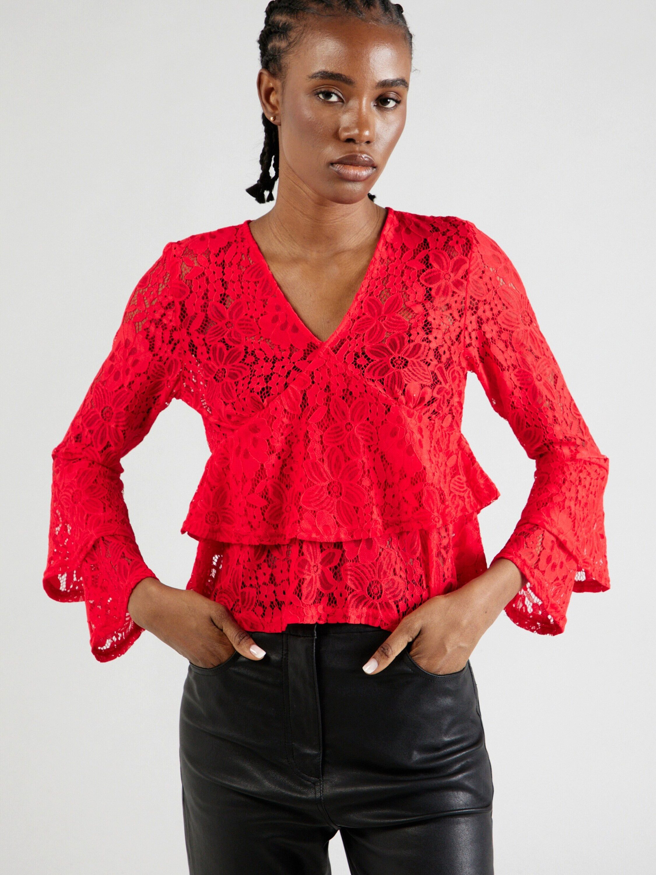 AÈROPOSTALE Langarmbluse (1-tlg) Volant