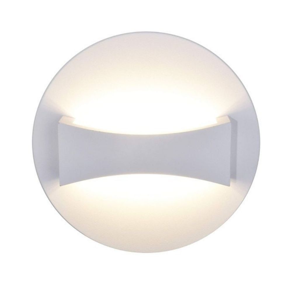 ECO-LIGHT Außen-Wandleuchte Eco Light LED-Wandleuchte Avellino 6 W Durchmesser, Warmweiß, Energieeffizient