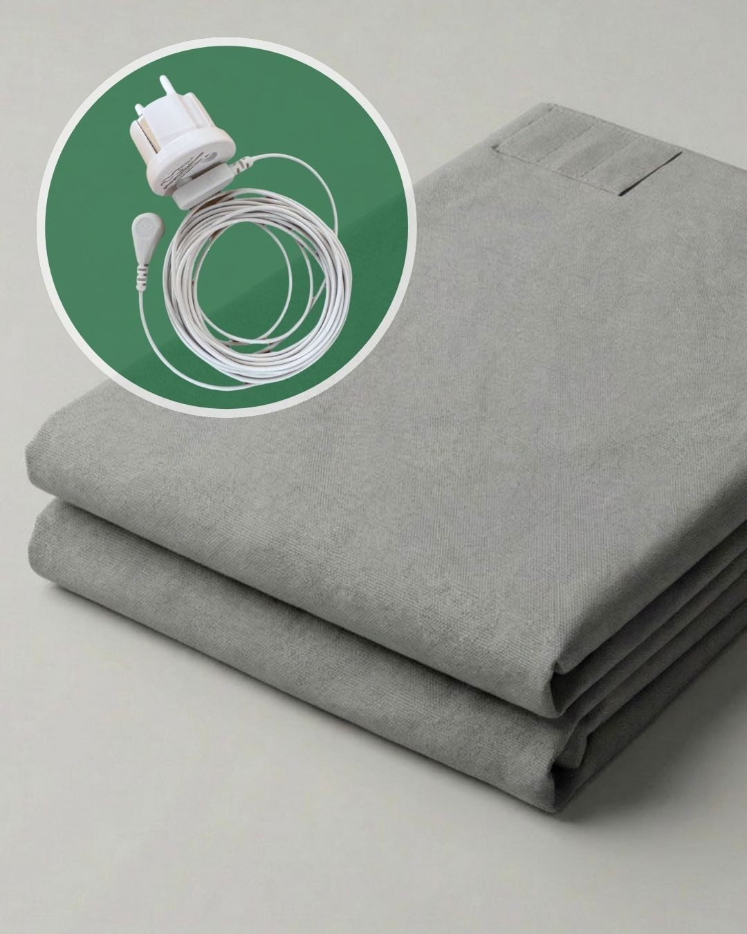 geborgenschlafen Bettlaken Erdungslaken Spannbettlaken DELUXE – Bio-Baumwolle & Silberfäden, Bio-Baumwolle mit Silberfäden, Gummizug: Elastischer Rundumgummi, bis 35 cm Matratzenhöhe, (3 Stück), Geerdet Schlafen mit Erdungslaken Set – Premium Komfort