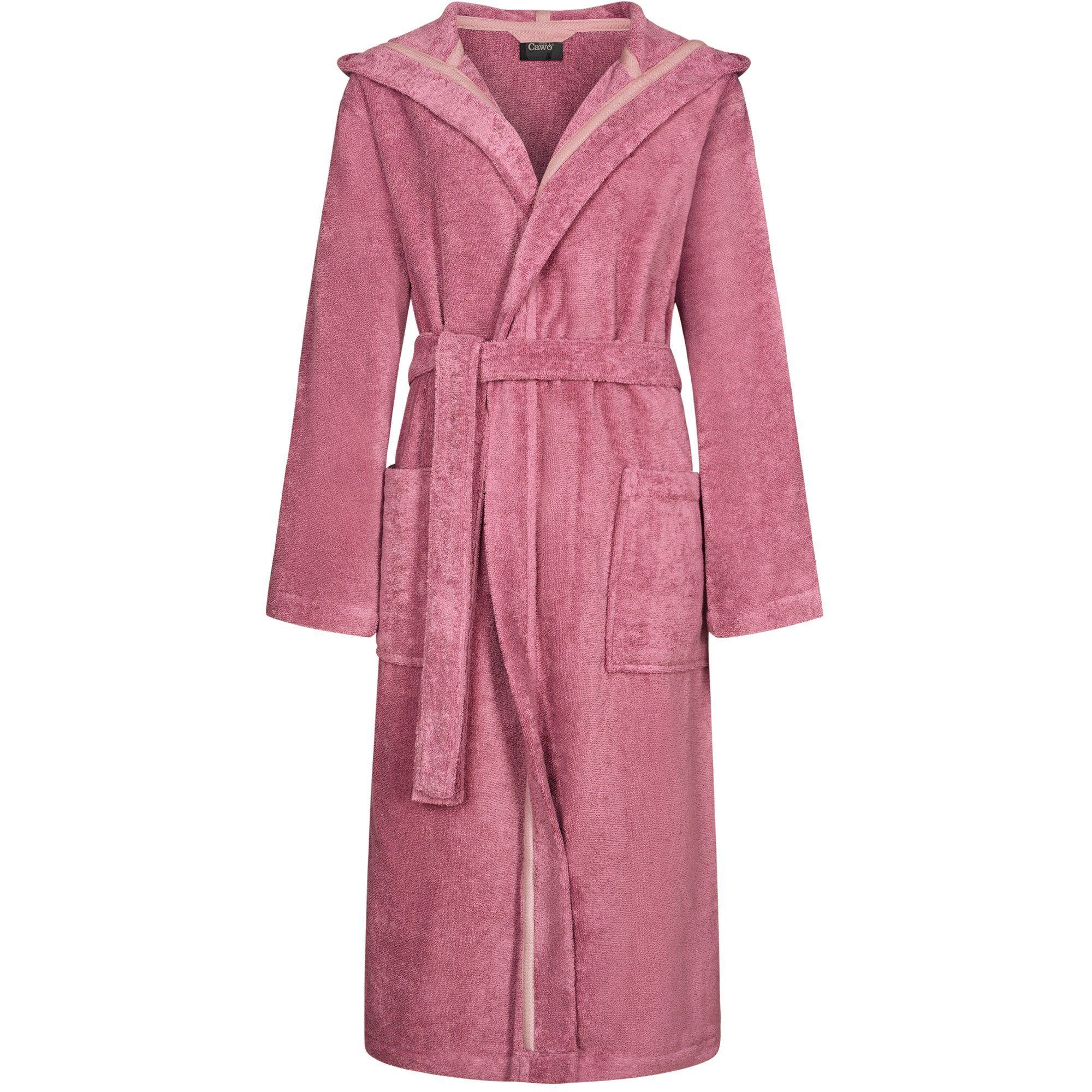 Cawö Home Damenbademantel Luxury Basics Kapuze 827 Kapuze Frottier, Kapuze, günstig online kaufen