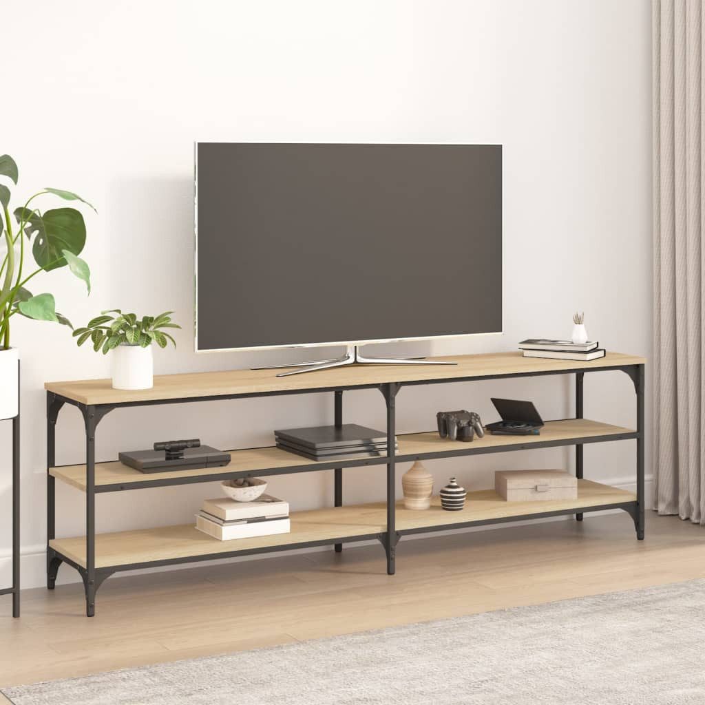 vidaXL Schrankmodule TV-Schrank Sonoma-Eiche 160x30x50 cm Holzwerkstoff günstig online kaufen